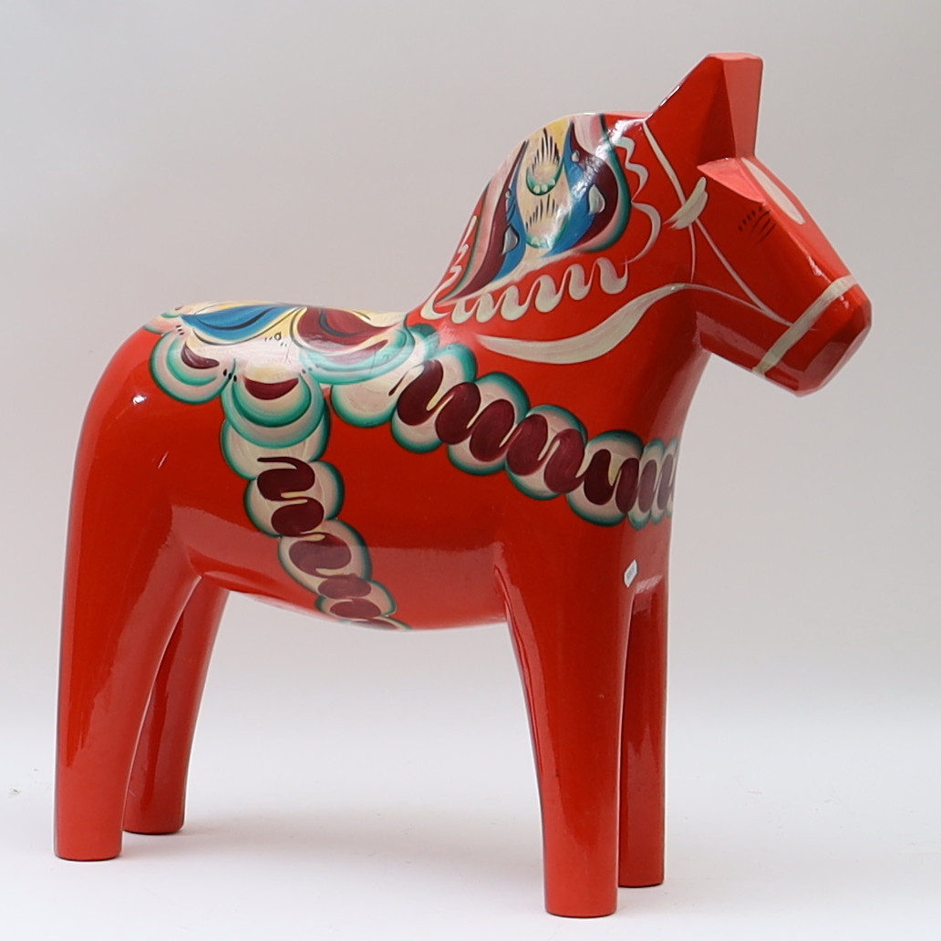 DALAHÄST, NILS OLSSON HEMSLÖJD AB NUSNÄS SWEDEN.