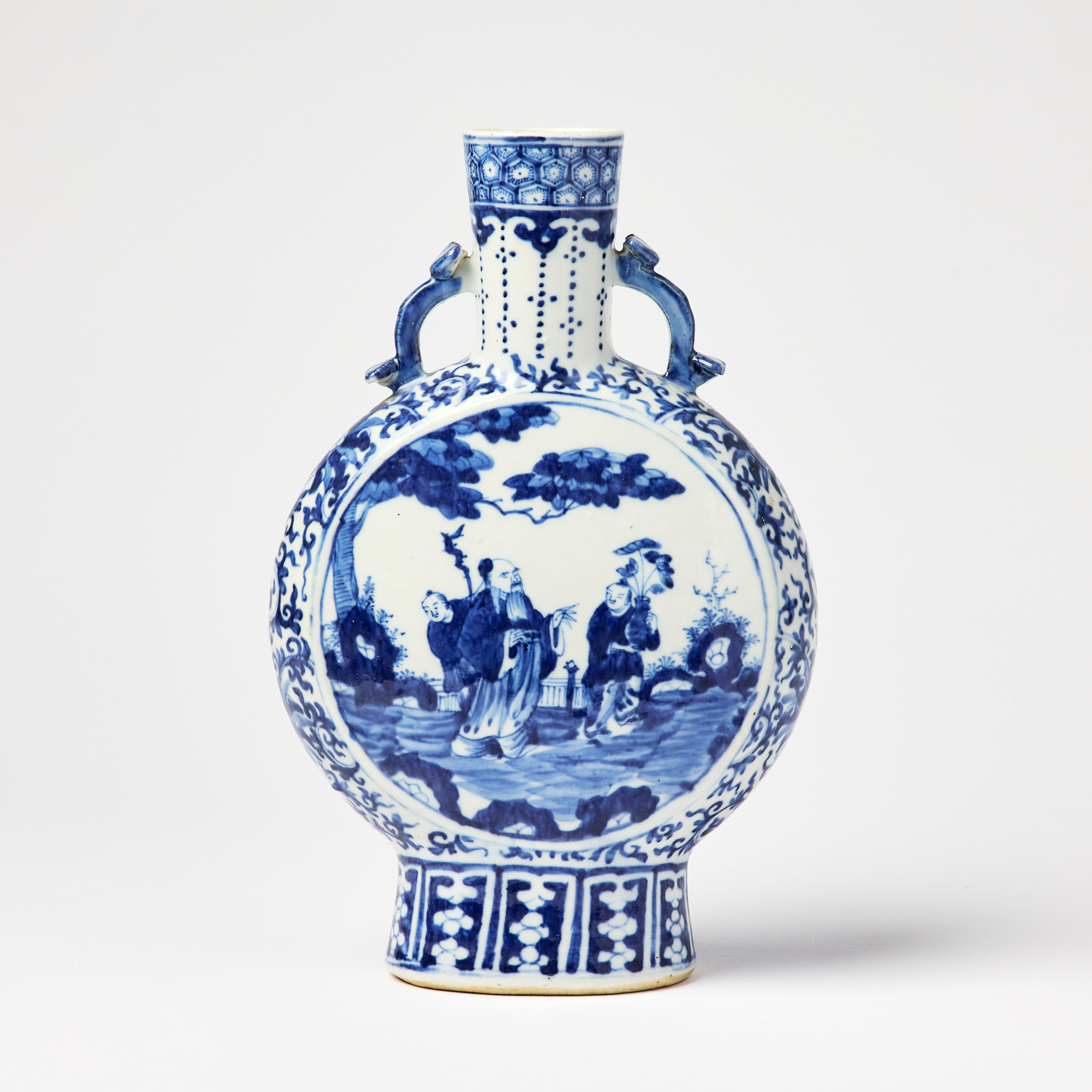 A Chinese Moon Flask.