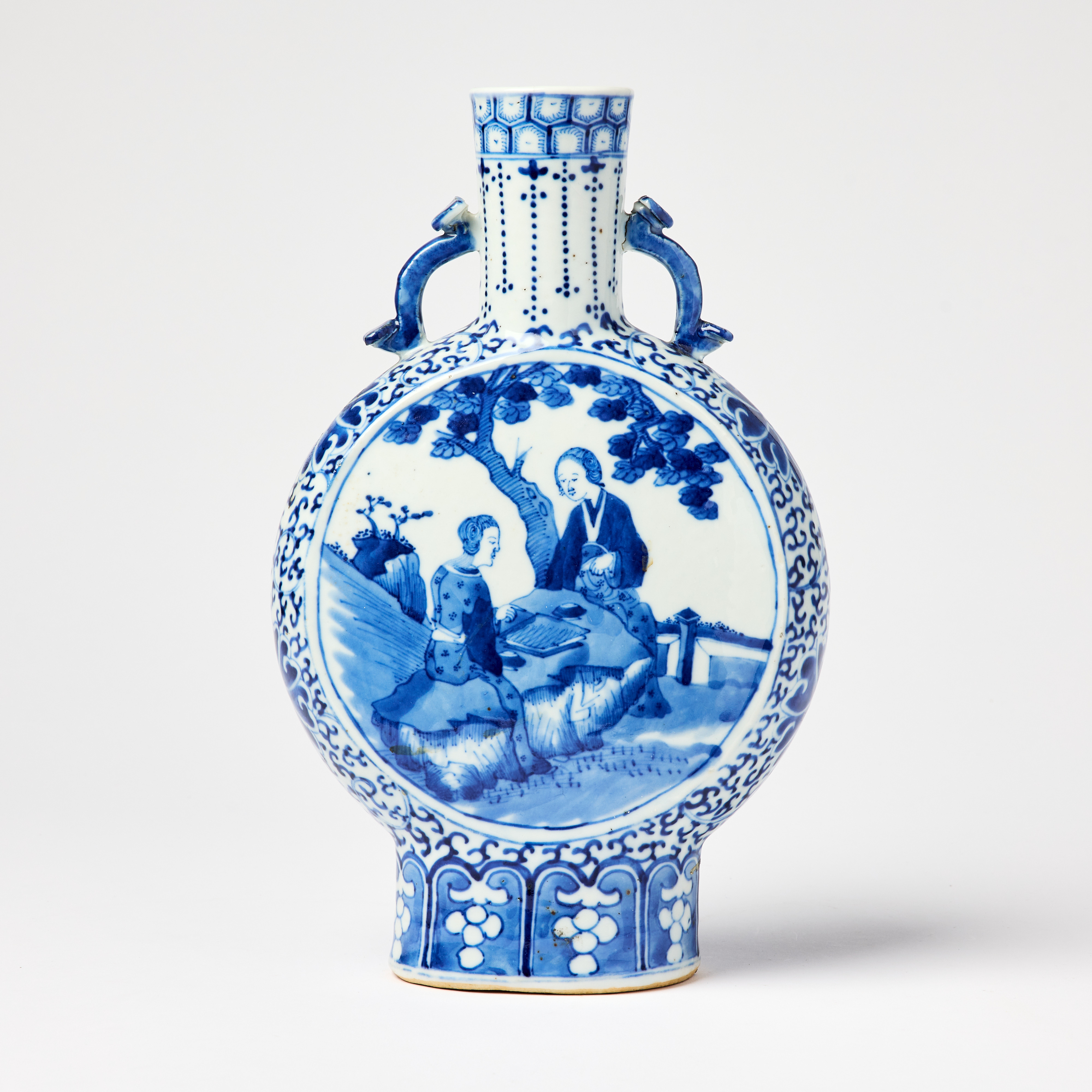 A Chinese Moon Flask.