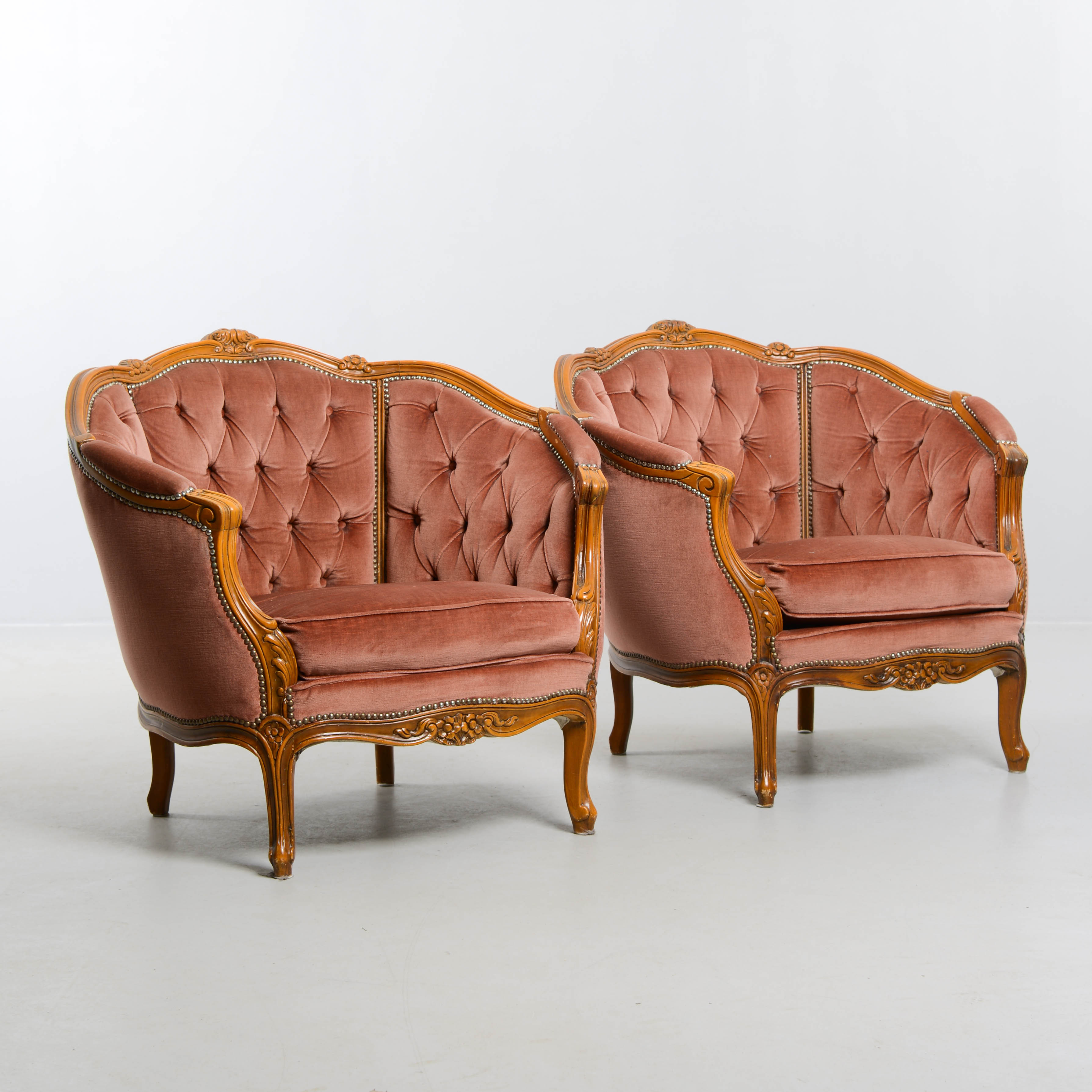 BERGERER, ett par, rokokostil, 1900-talets mitt.