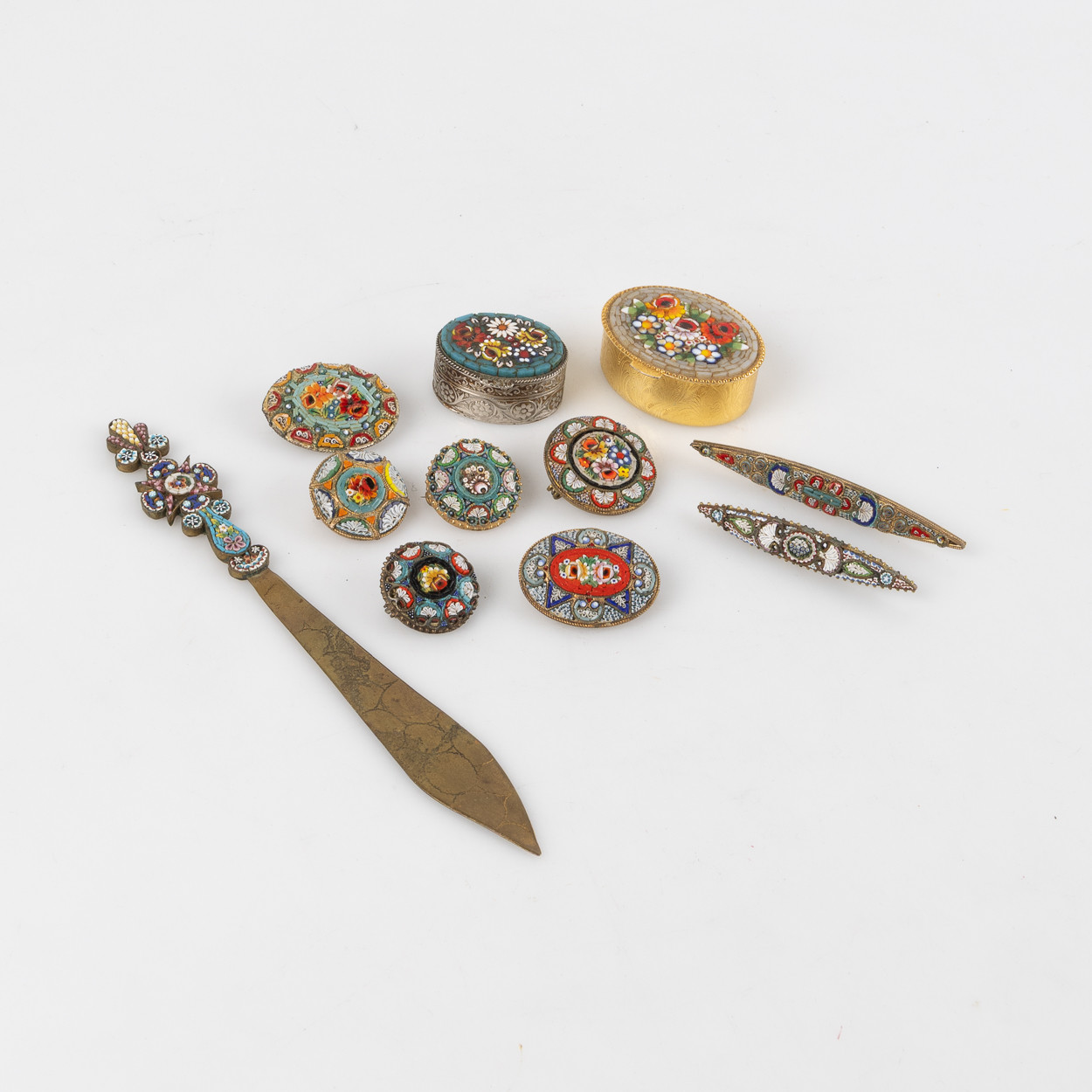 MIKROMOSAIK, Italien, broscher mm. 11 dlr.