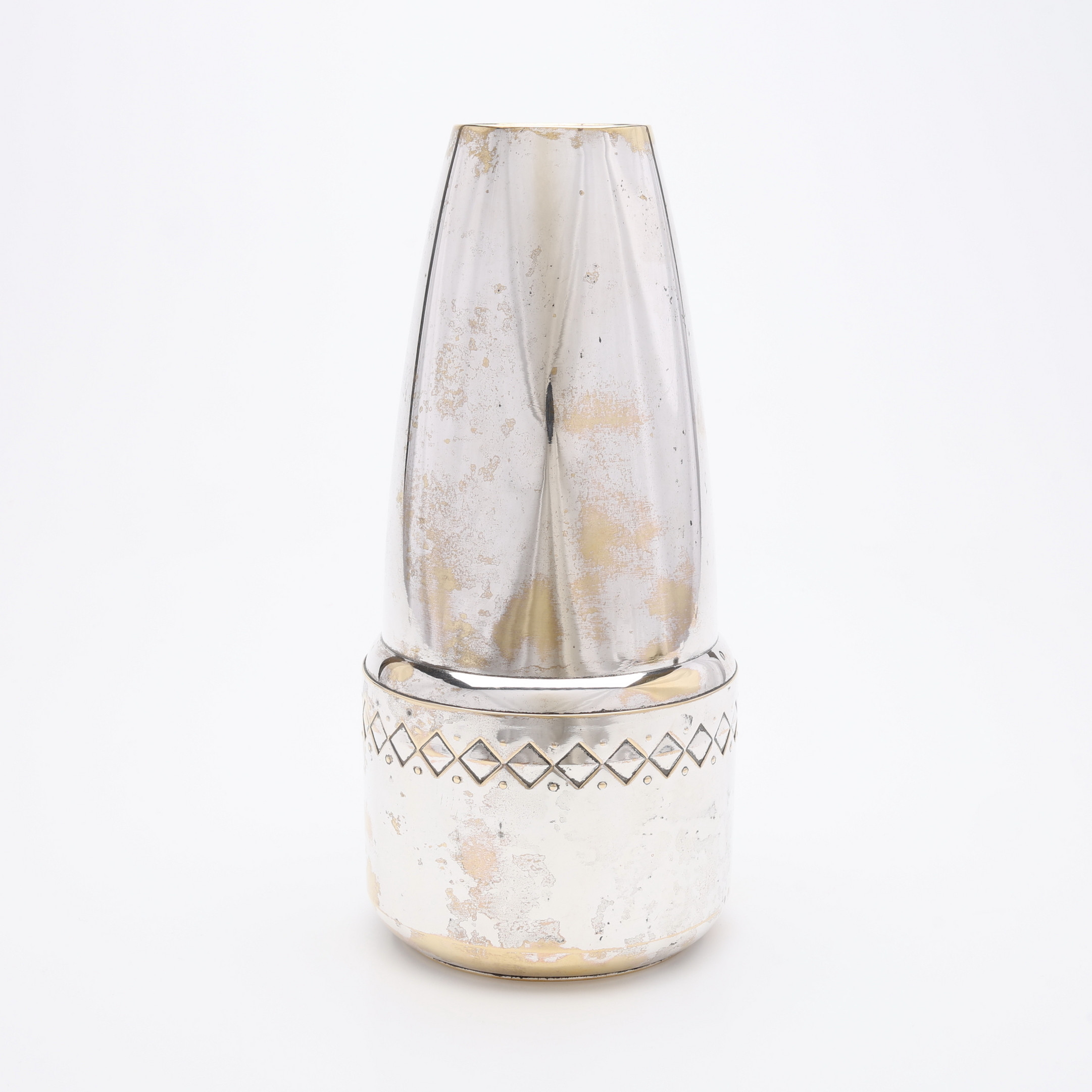 VAS, FÖRSILVRAD MÄSSING, KALLMEYER & HARJES METALLWARENFABRIK, GOTHA, TYSKLAND, 1920-TAL.