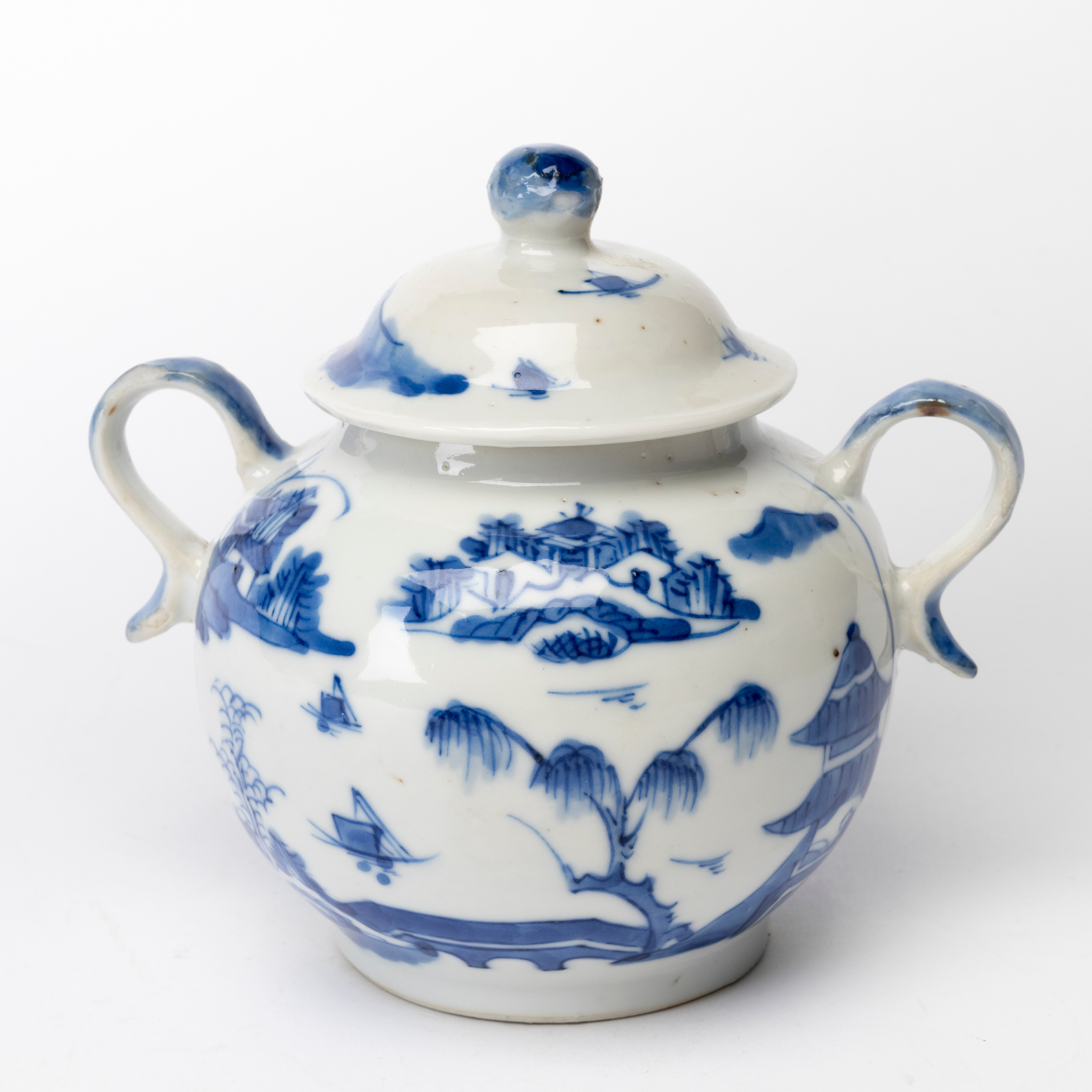 SOCKERSKÅL, porslin, Qing, Kina 1800-tal.