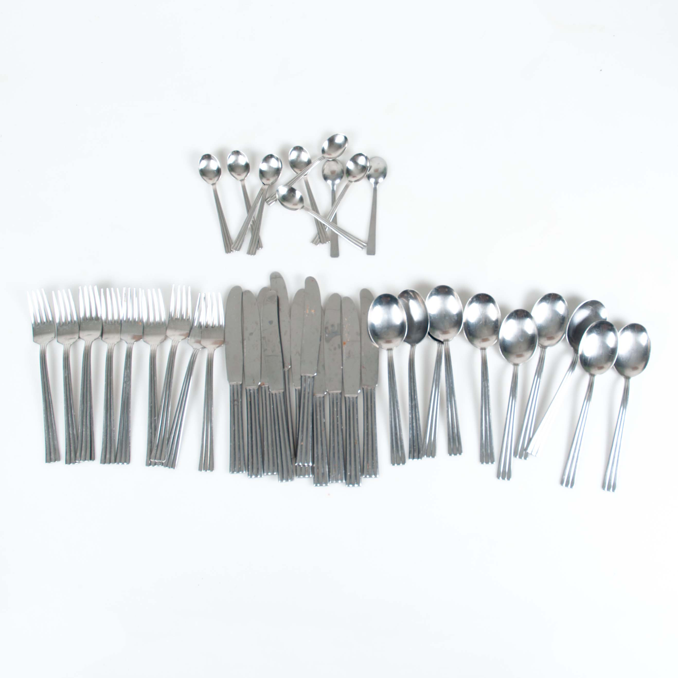 FOLKE ARSTRÖM. "Thebe" Gense, bestick , 41 delar rostfritt.