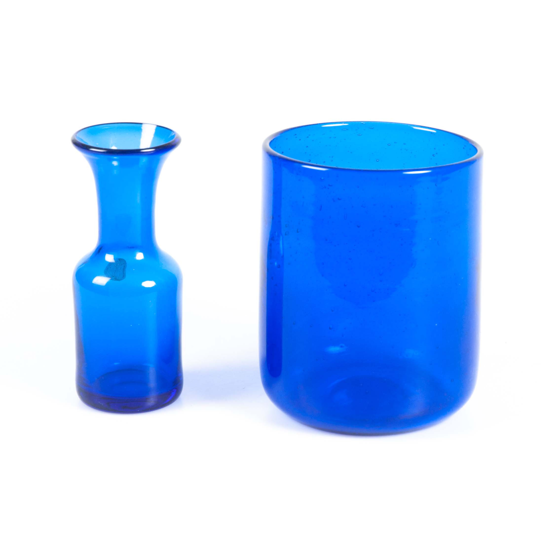 ERIK HÖGLUND. Boda, 2 st vaser, signerade.