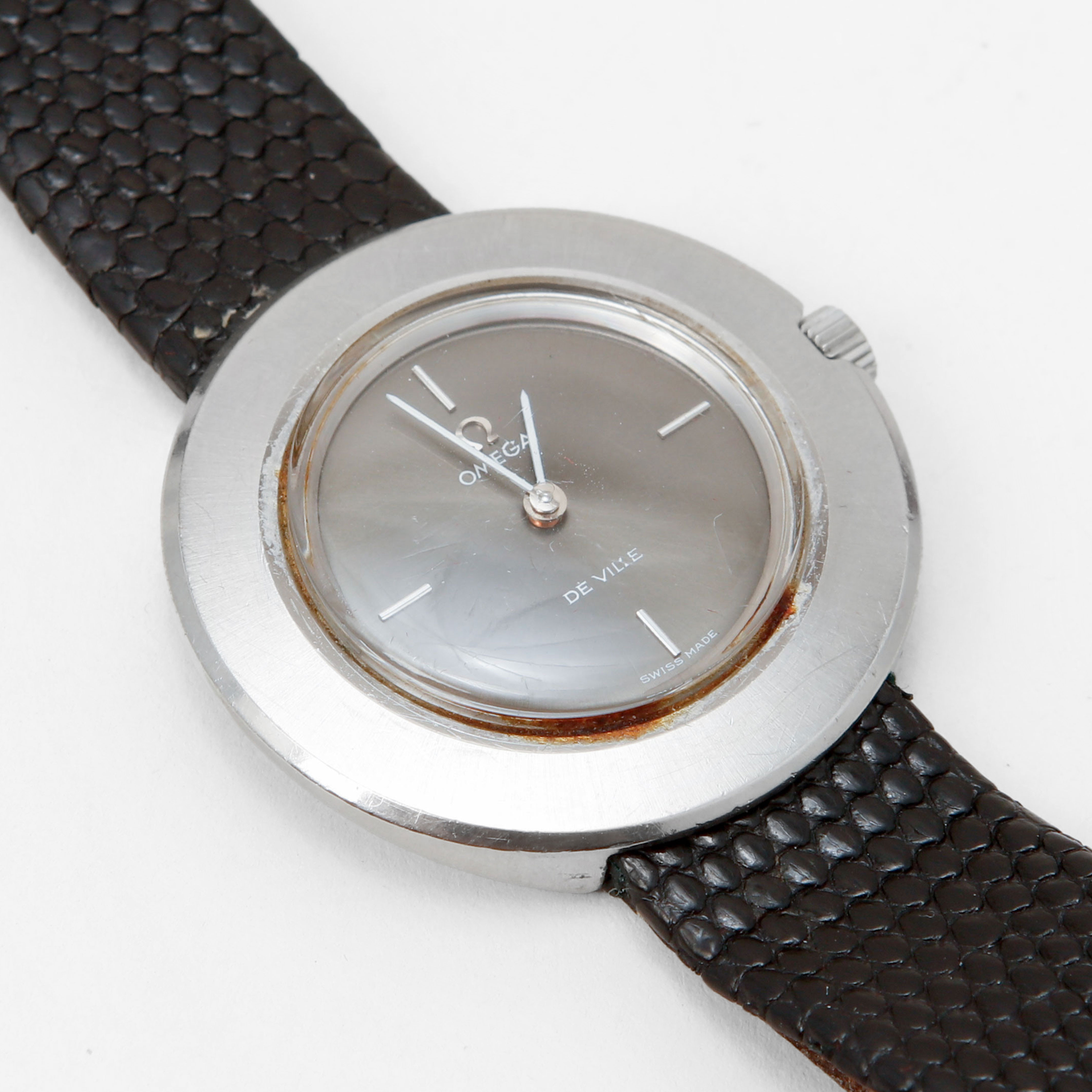 ARMBANDSUR, Omega de Ville, "Disco Volante", stål, manuell, 1970-tal.
