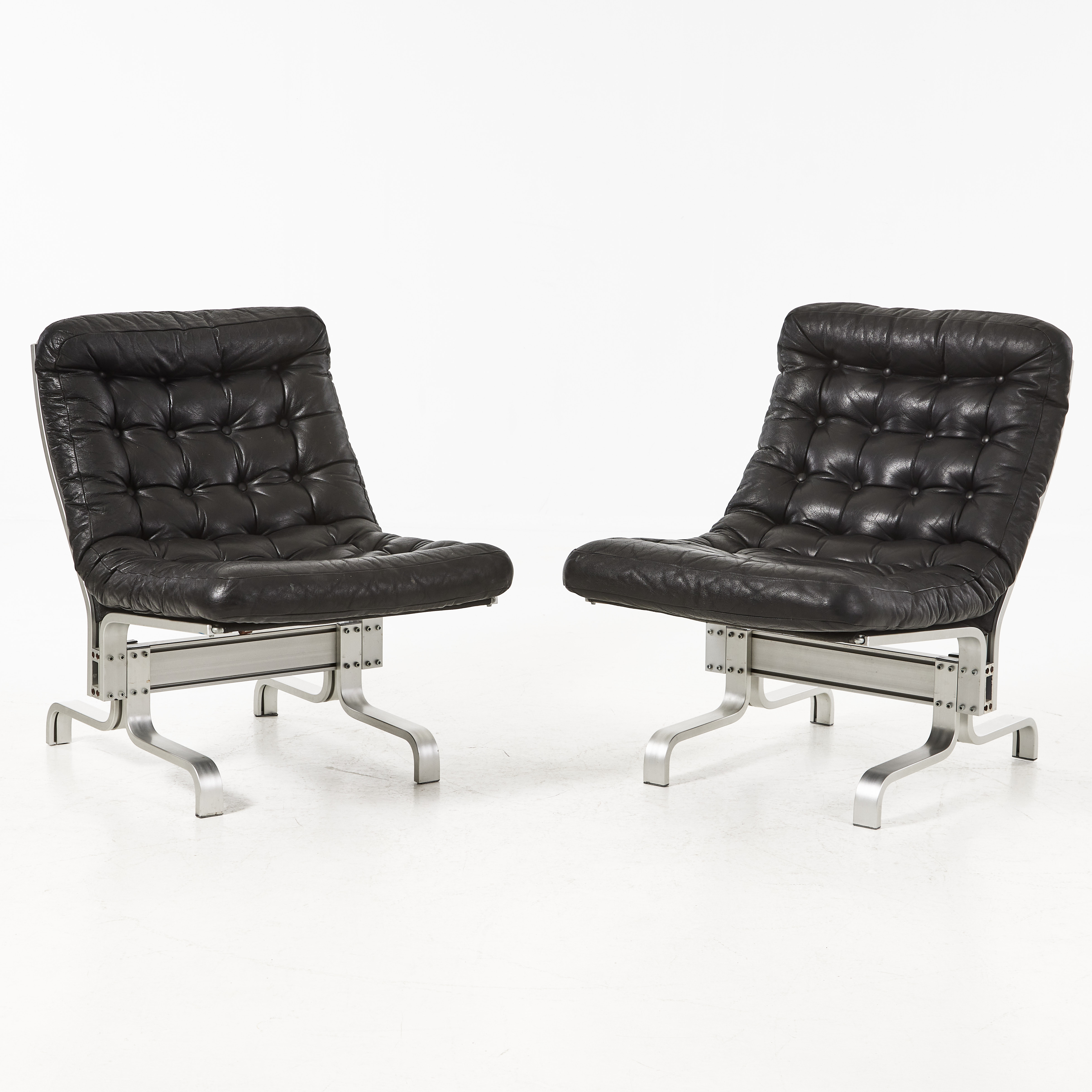 BO ARMSTRONG. Fåtöljer, 1 par, "attention", Bejra Möbel AB, 1970-tal.