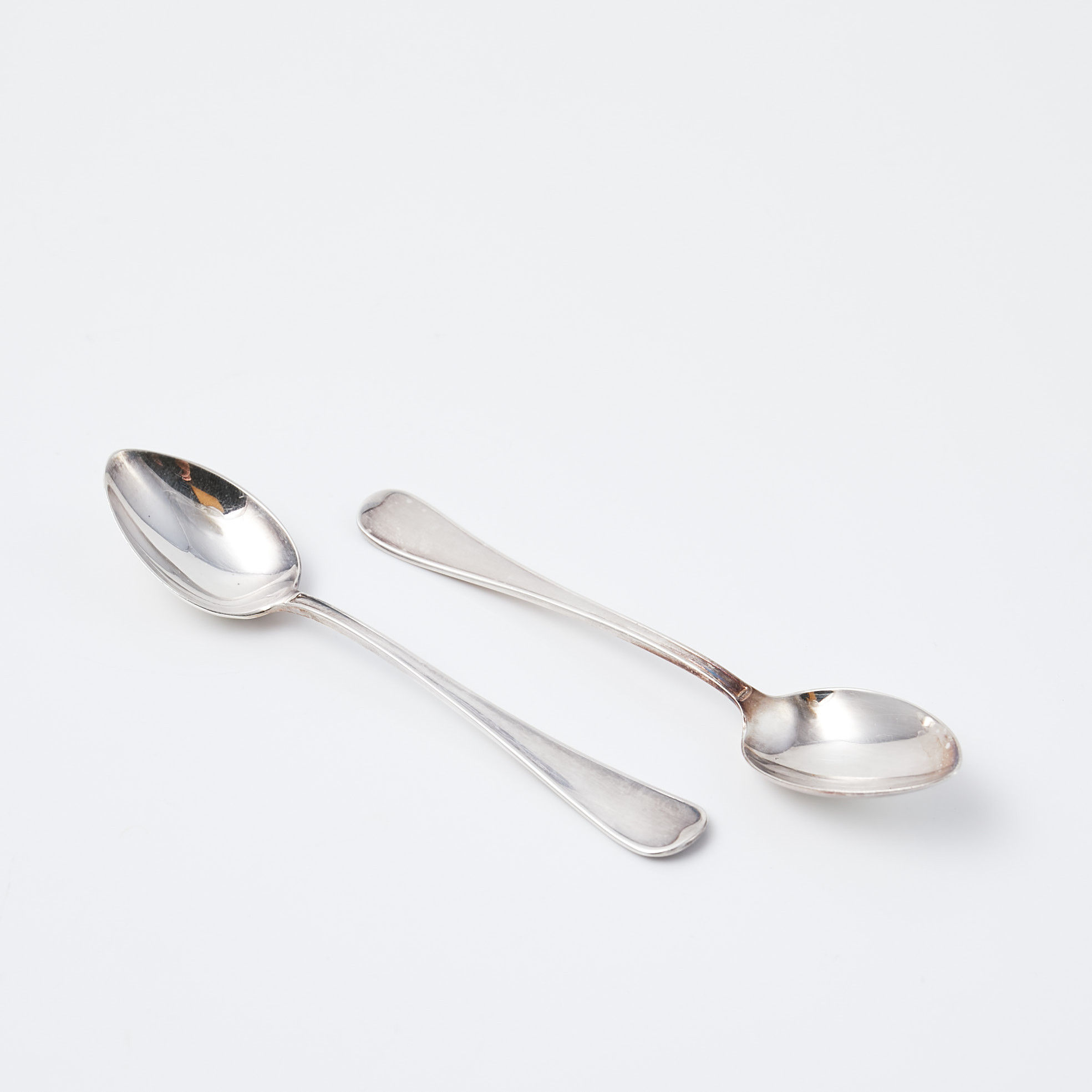 MOCKASKEDAR, 10 st, silver, CG Hallberg, 1931, Stockholm, modell svensk rund.