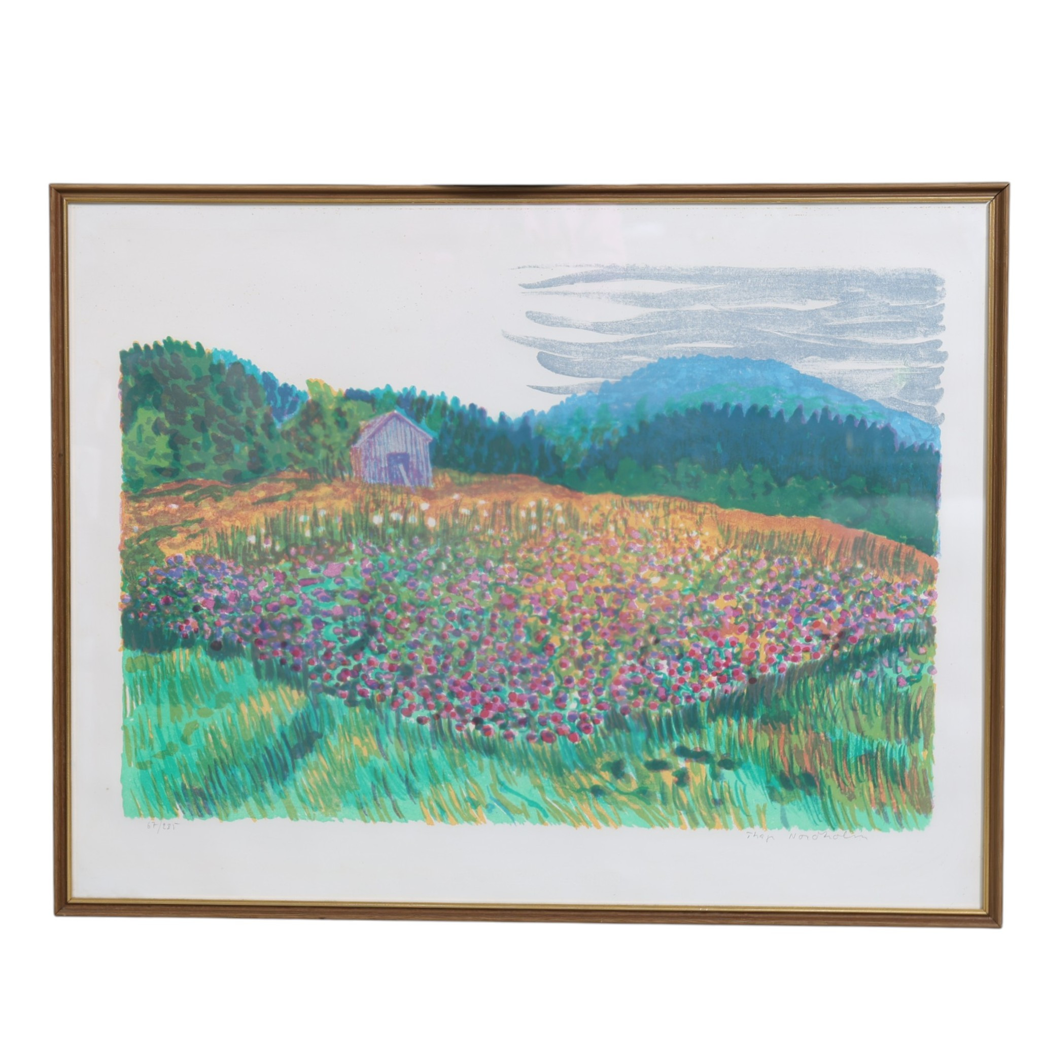 TAGE NORDHOLM. litografi, signerad samt numrerad 67/285.