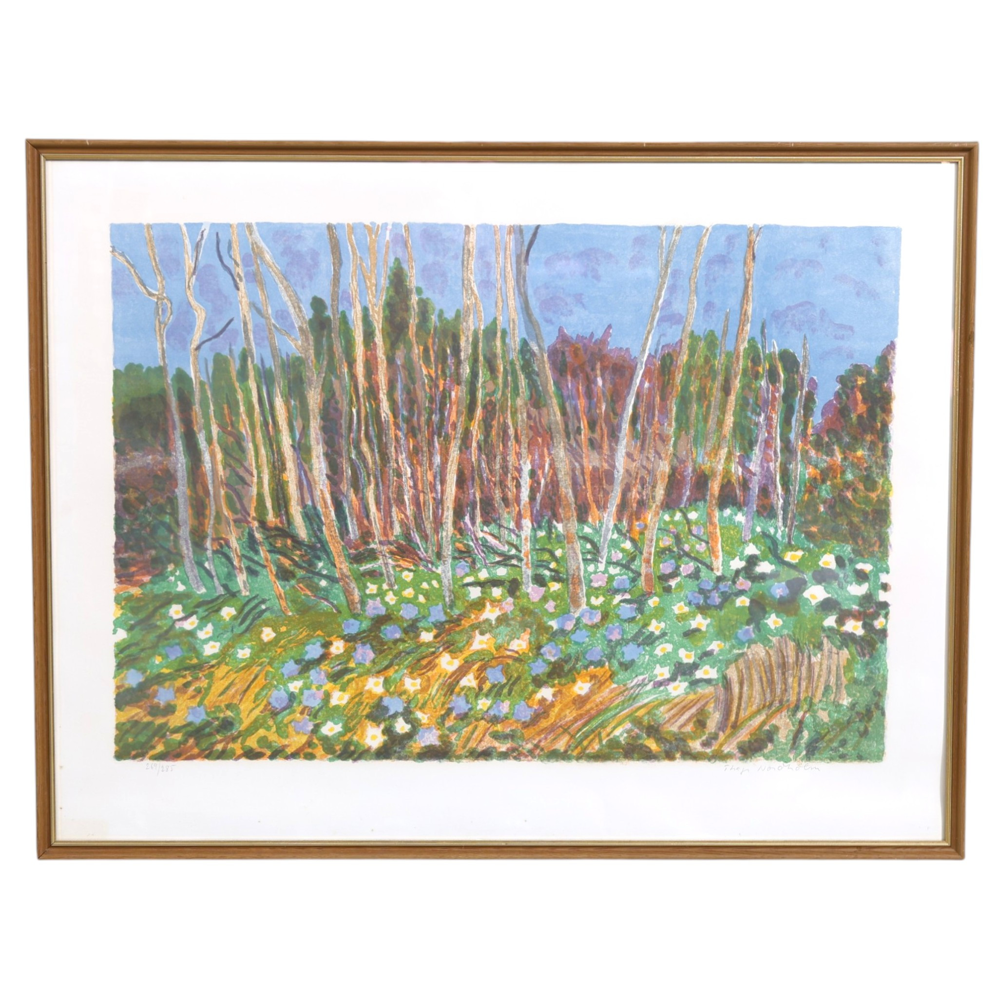 TAGE NORDHOLM. litografi, signerad samt numrerad, 269/285.