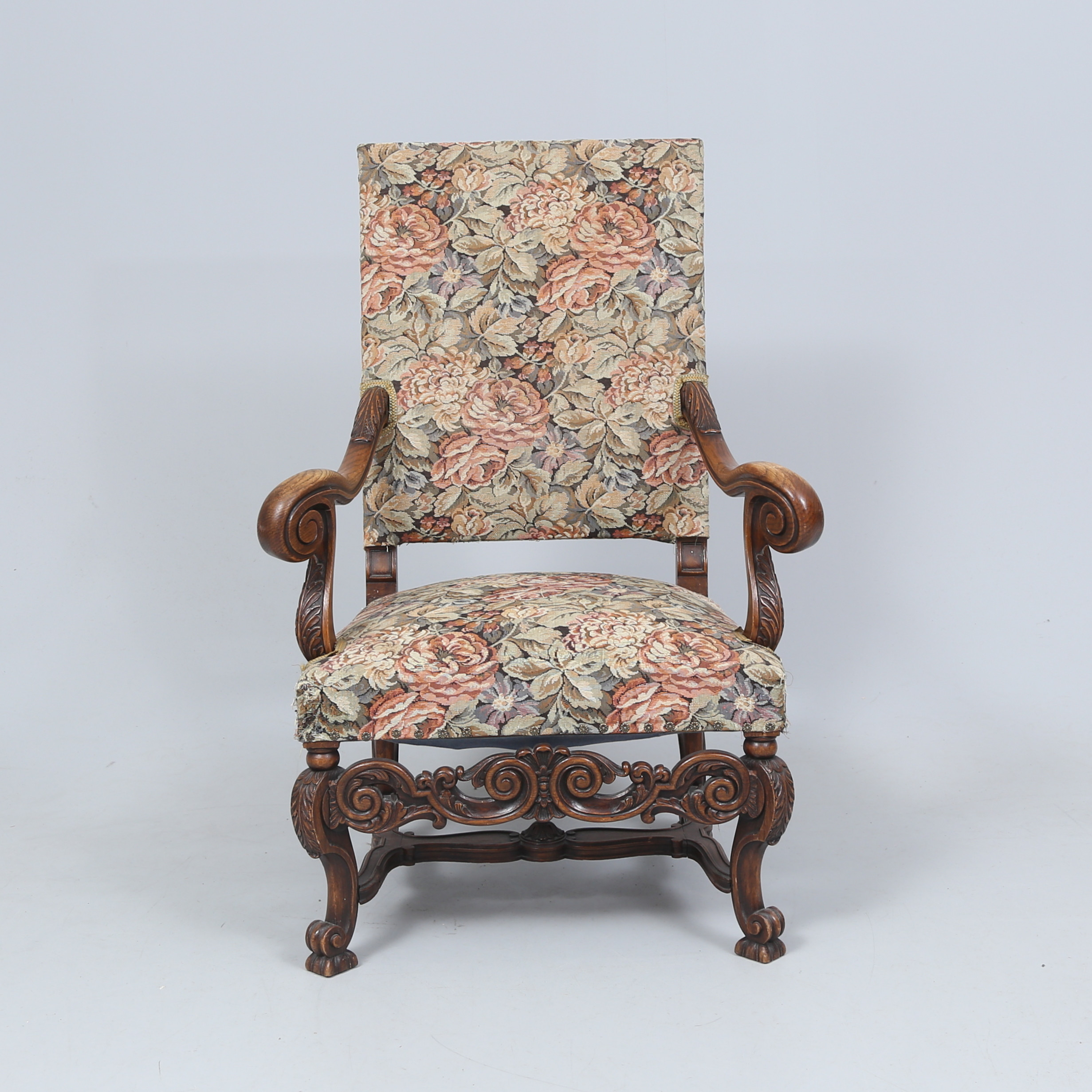 KARMSTOL, barockstil, 1900-talets första hälft.