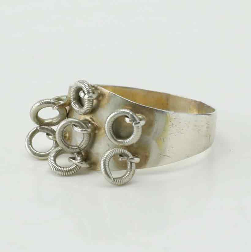 RING, silver, Johan Petter Edberg, Stockholm, 1909.