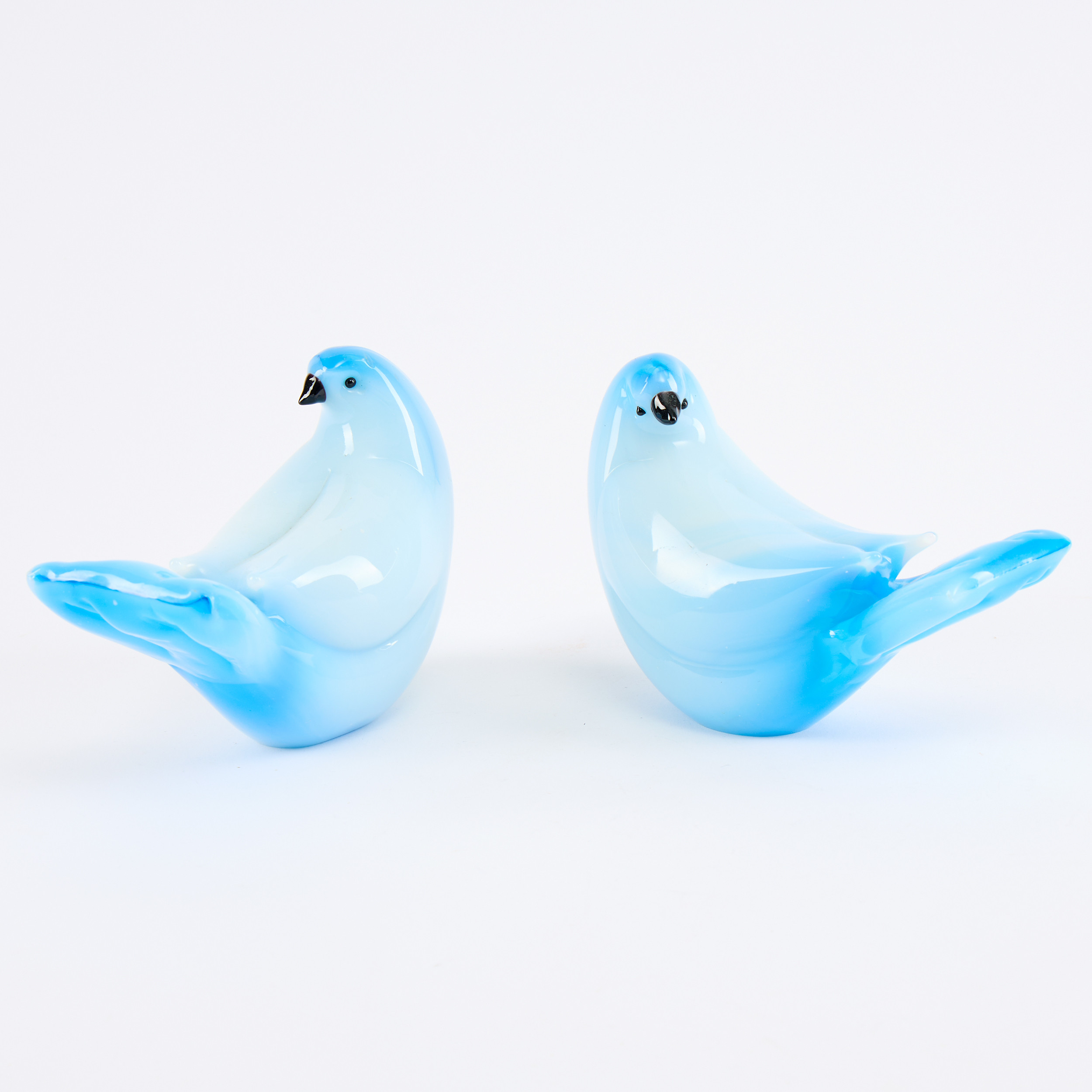 FIGURINER, 1 par Murano Italien 1900-talets mitt.