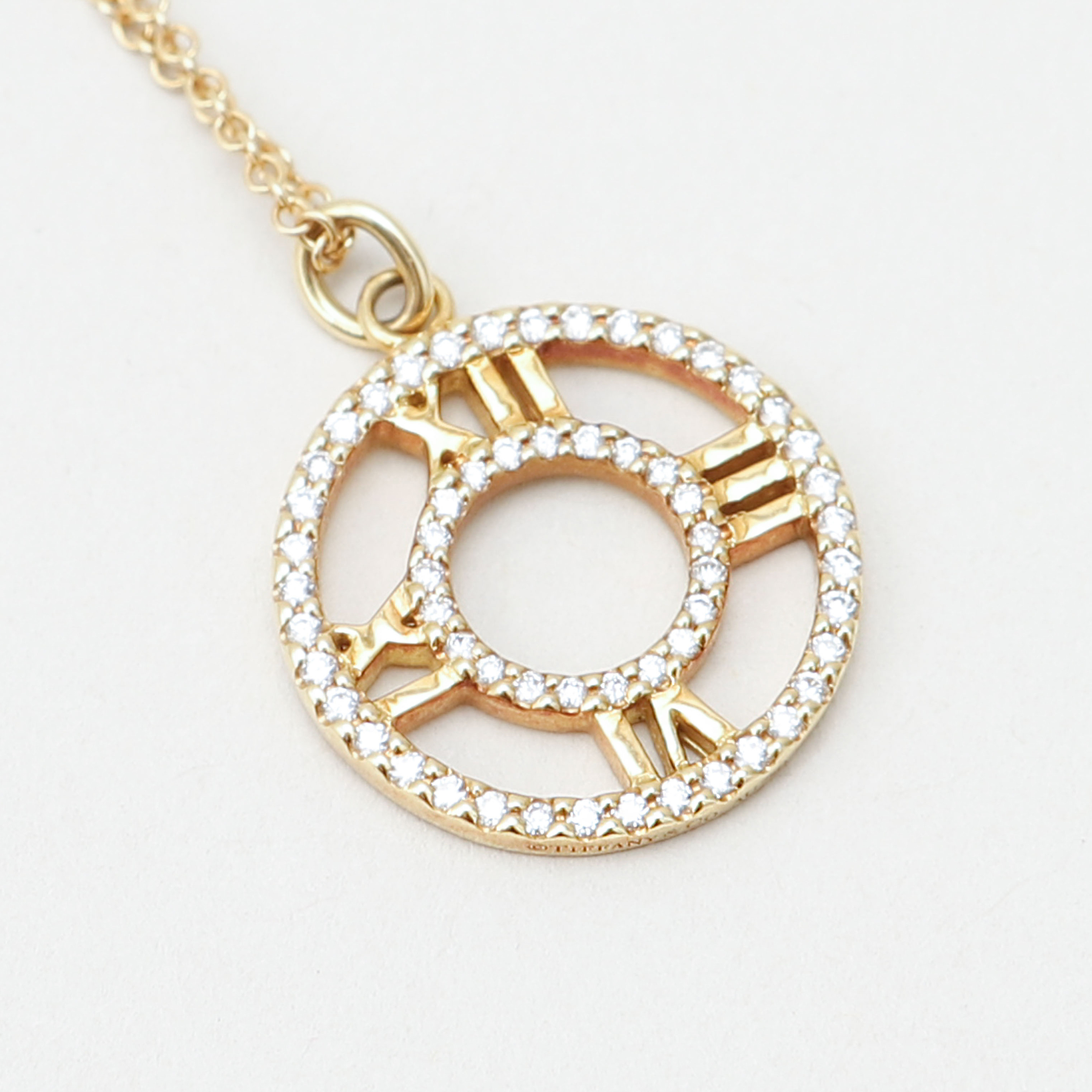 TIFFANY & CO. Hängsmycke, Atlas, 18k guld, diamanter.