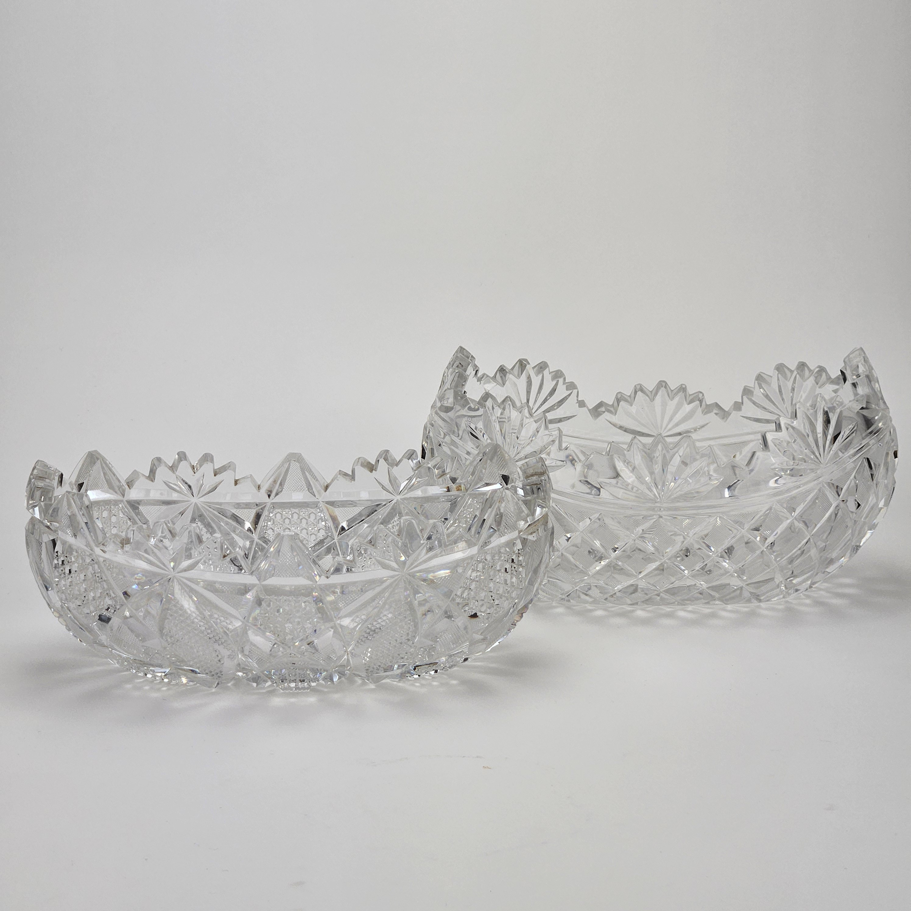 JARDINJÄRER, 2 st, glas, 1900-tal.