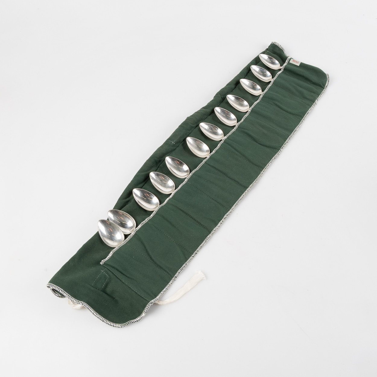 B ERLANDSSON. Silverskedar, 12 st, 1908, Kristianstad.