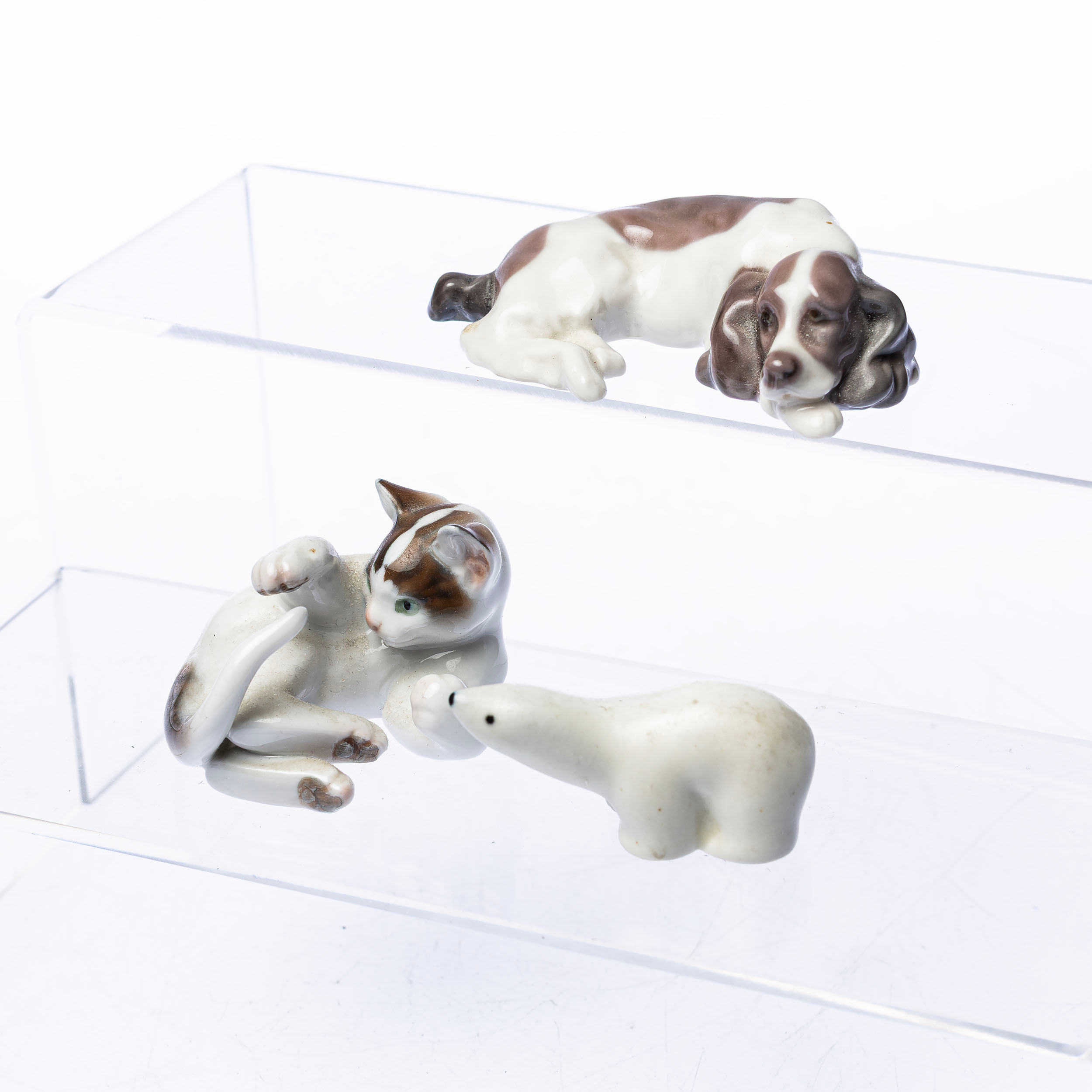 FIGURINER, 3 st b.la Rosenthal / Arabia mfl.