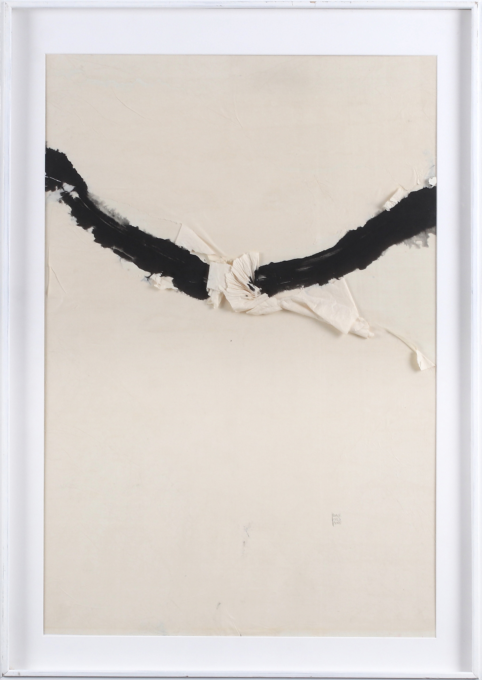 RUNE HAGBERG. Utan titel, blandteknik på papper, signerad.