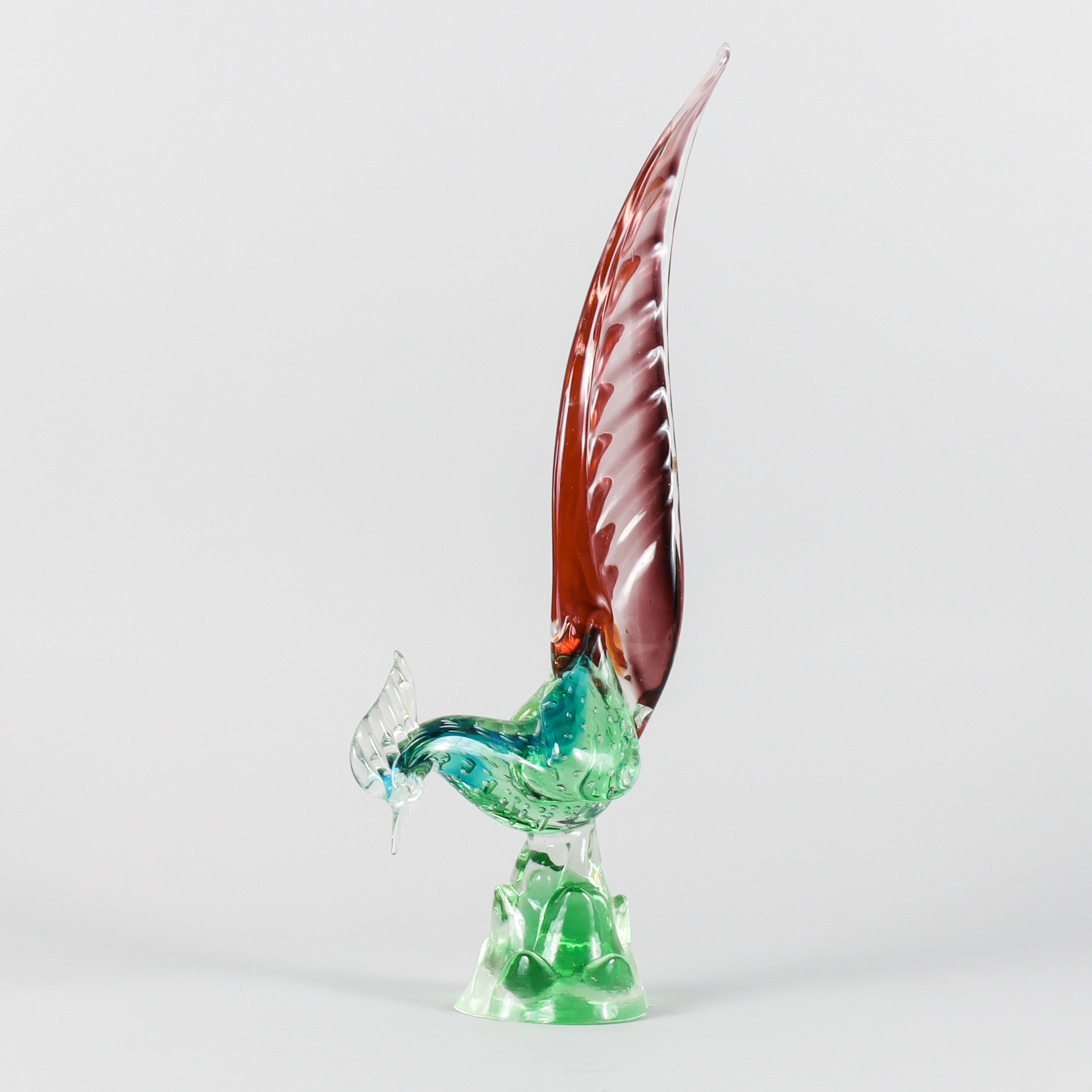 FÅGEL konstglas, Murano.