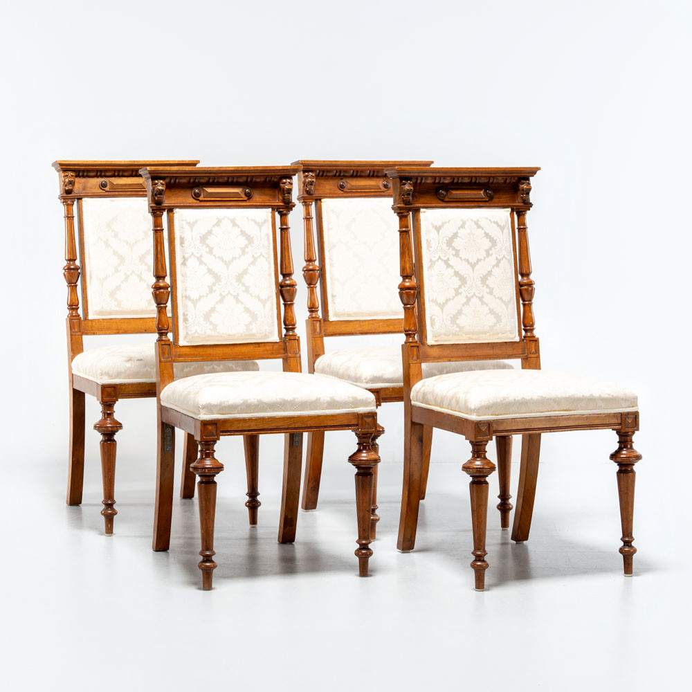 STOLAR, 4 st, nyrenässans / renässansstil, omkring 1900.