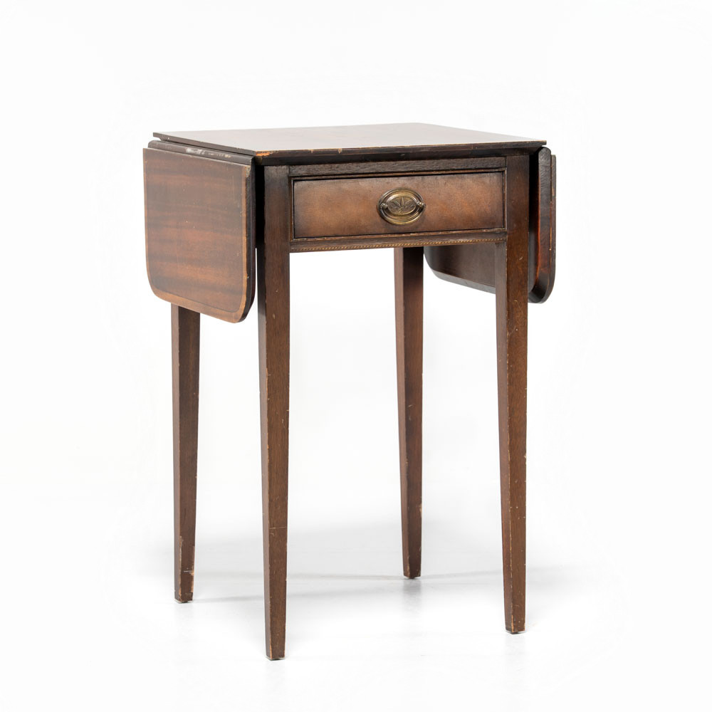 Sybord med klaffar, 1900-talets mitt.