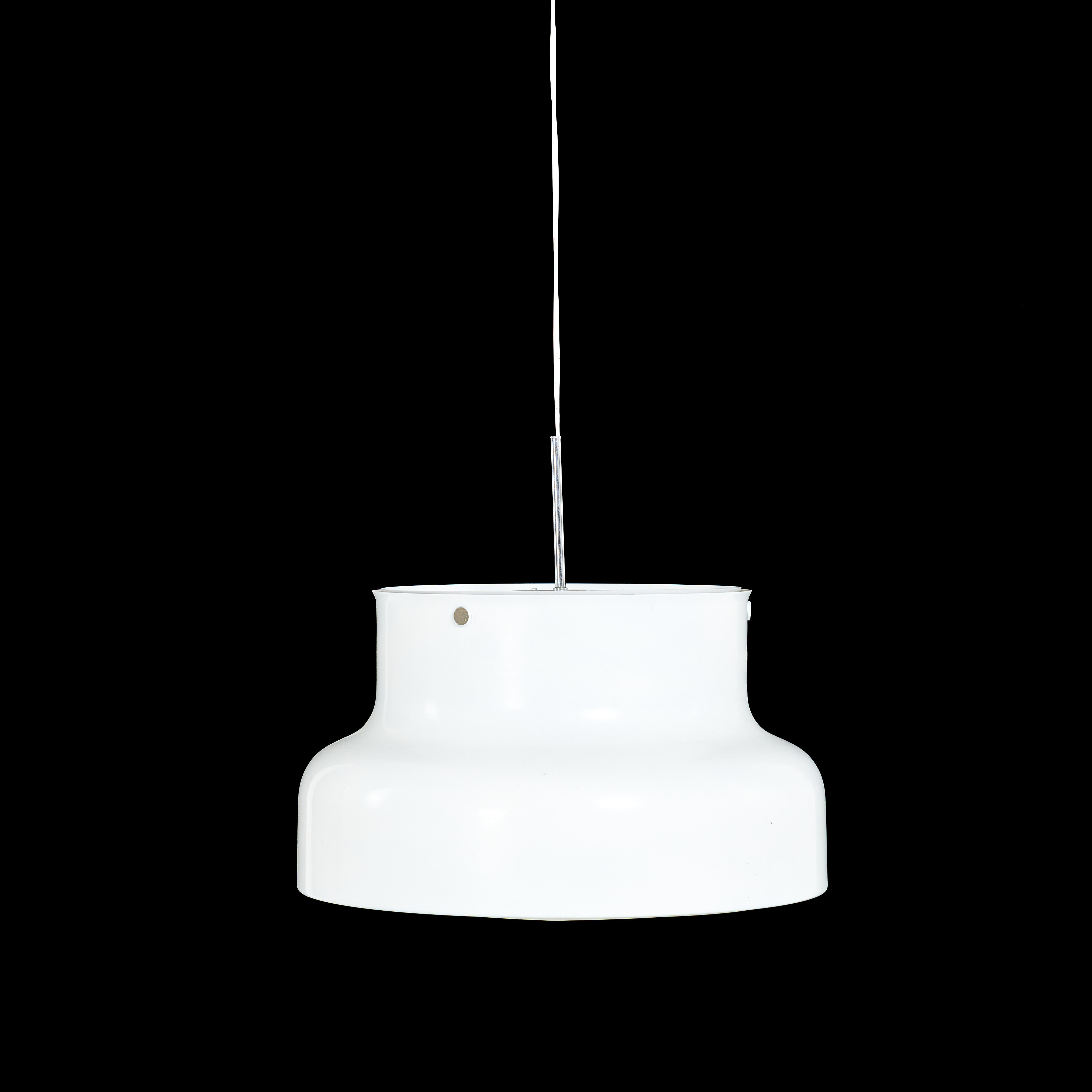 ANDERS PEHRSON. Taklampa, "Bumling", vitlackerad, Ateljé Lyktan.