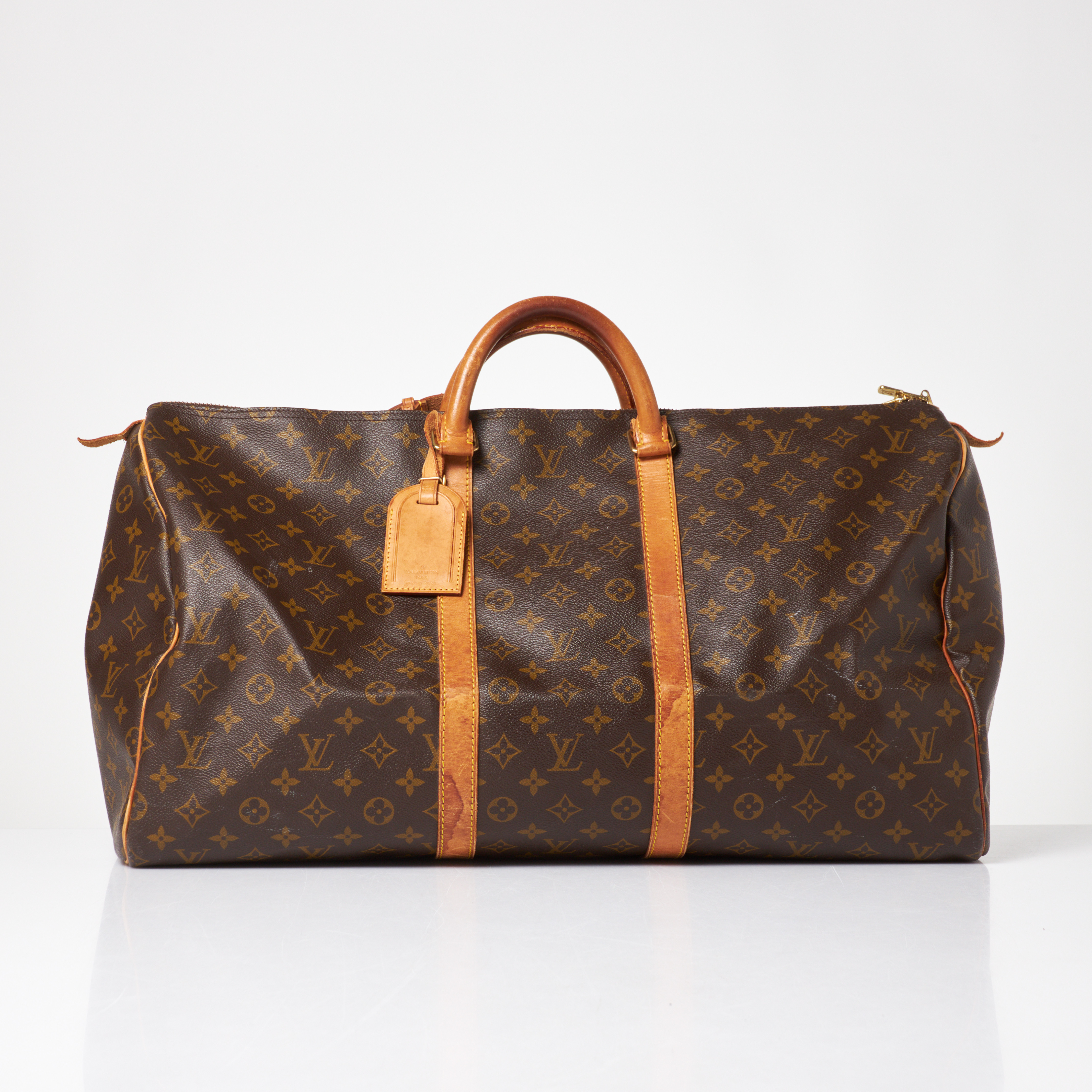 LOUIS VUITTON. Weekend bag, "Keepall 55".