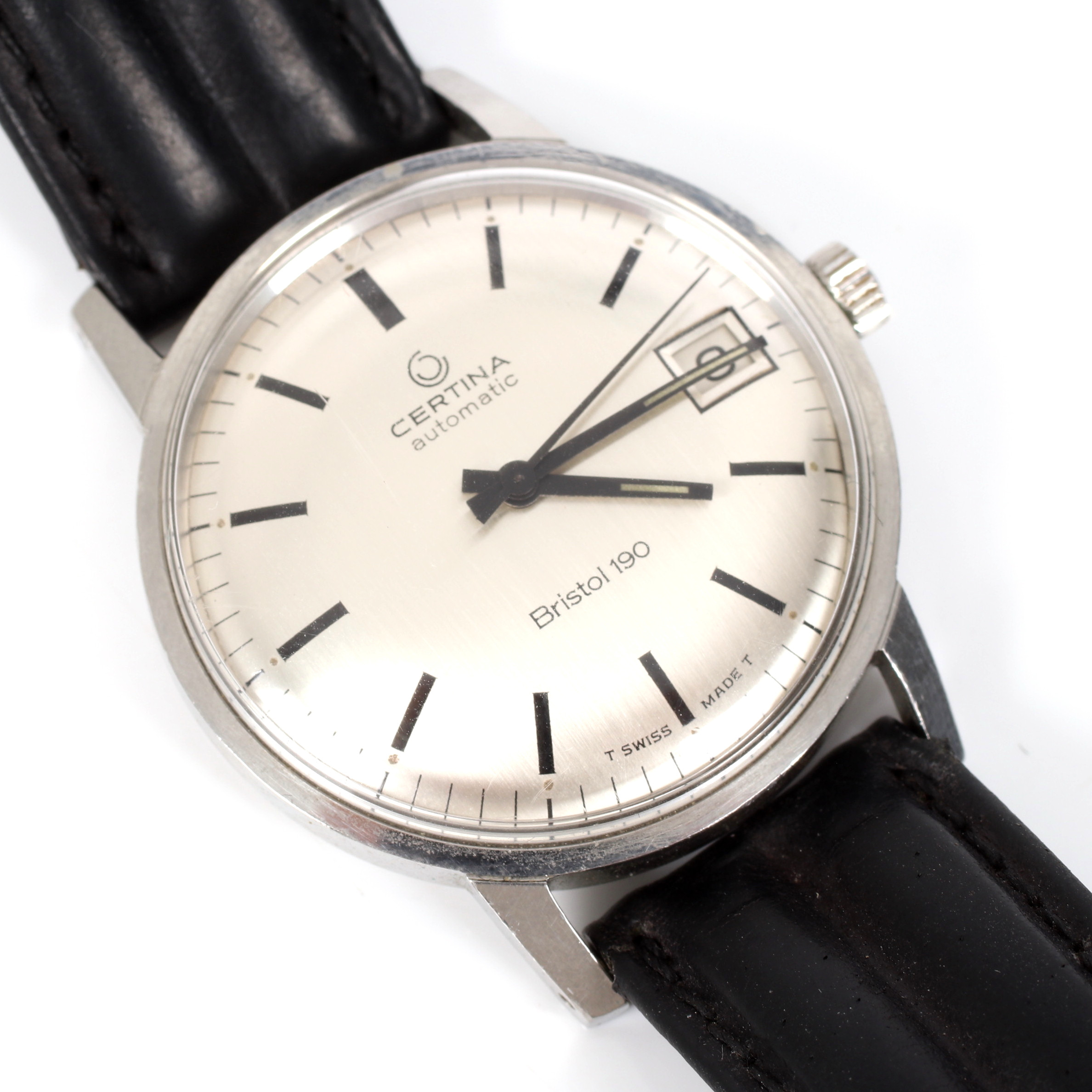 ARMBANDSUR, "Bristol 195", med datum, automatisk, Certina.