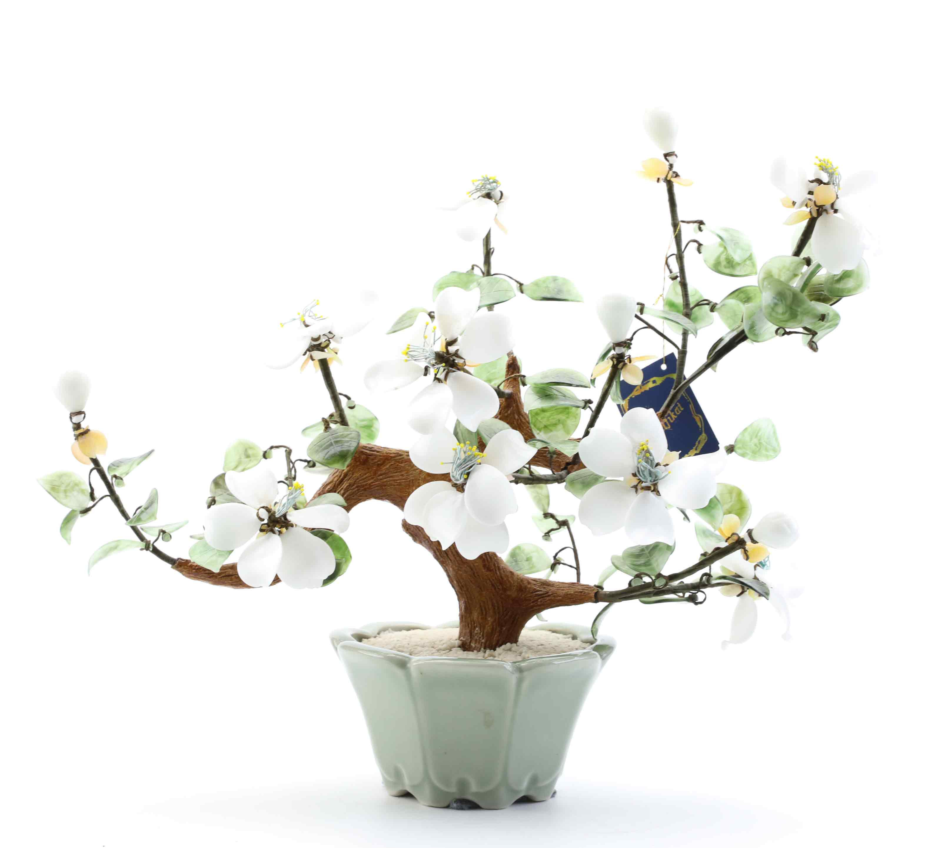 DEKORATIONSTRÄD, "Beijing Träd", glas, metall, keramik, Kina, 1900-tal.