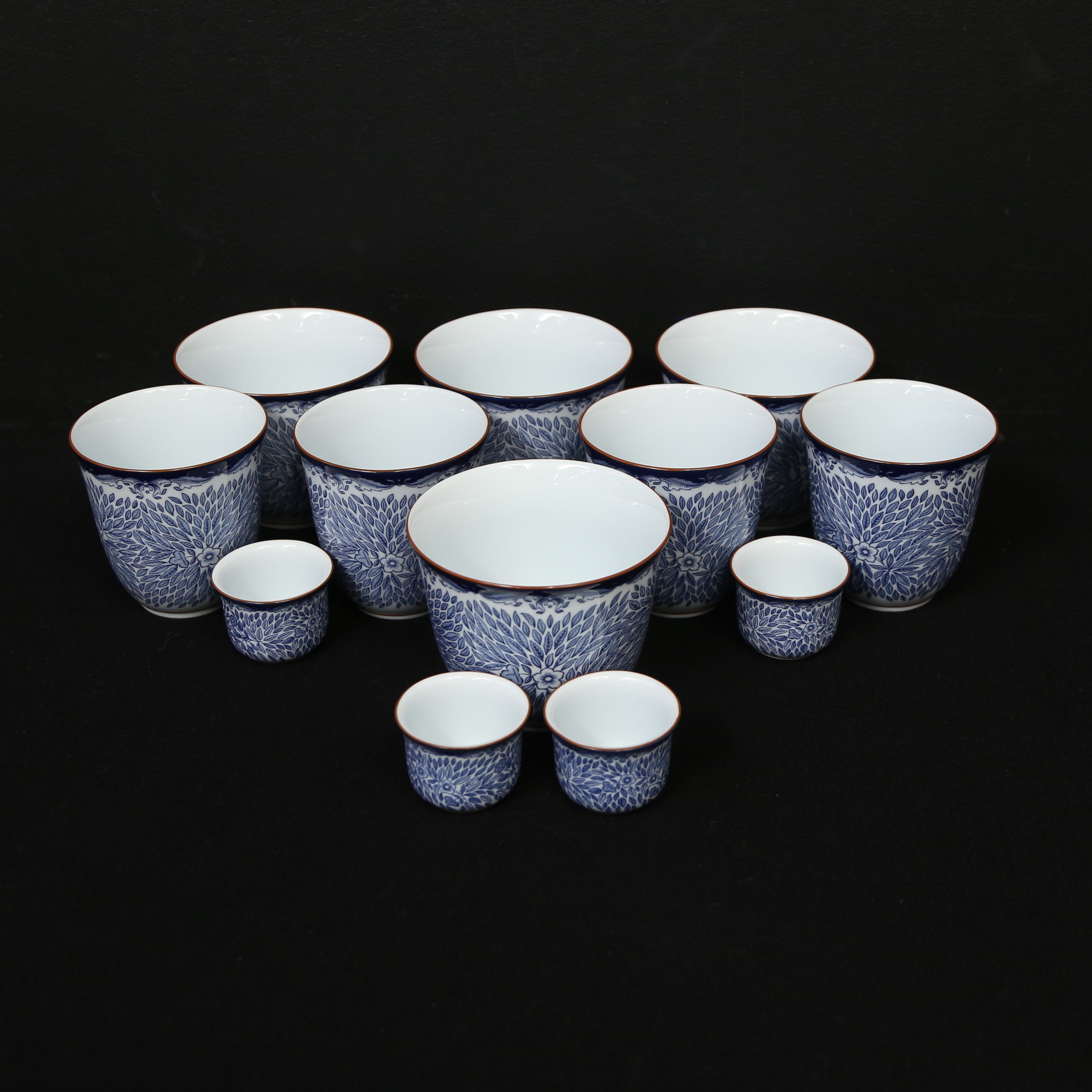 CAROLINE SLOTTE. Servisdelar, 12 delar, "Floris Ostindia", Rörstrand.