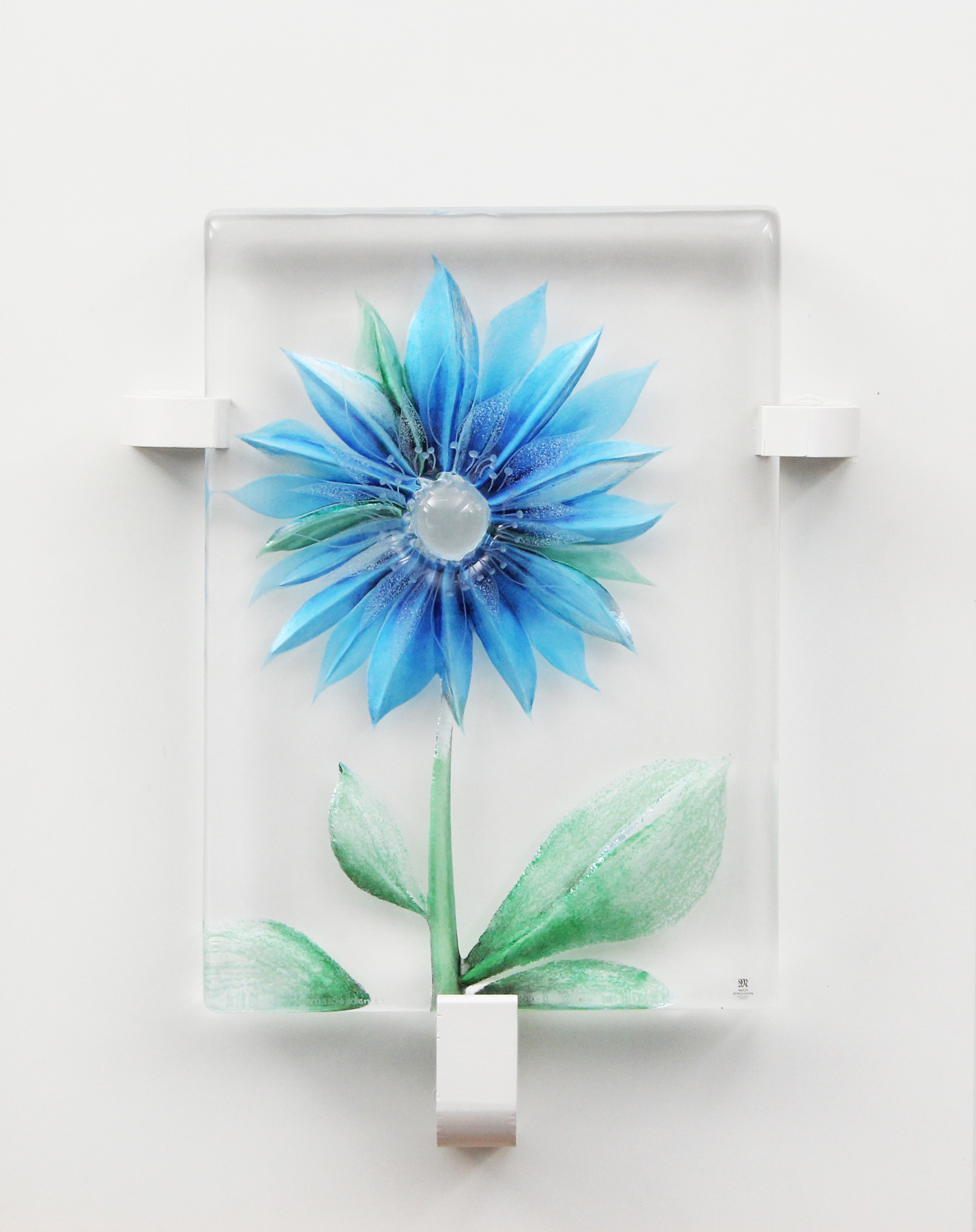 MATS JONASSON. VÄGGTAVLA, glas, limiterad till 49 ex, Målerås, signerad.