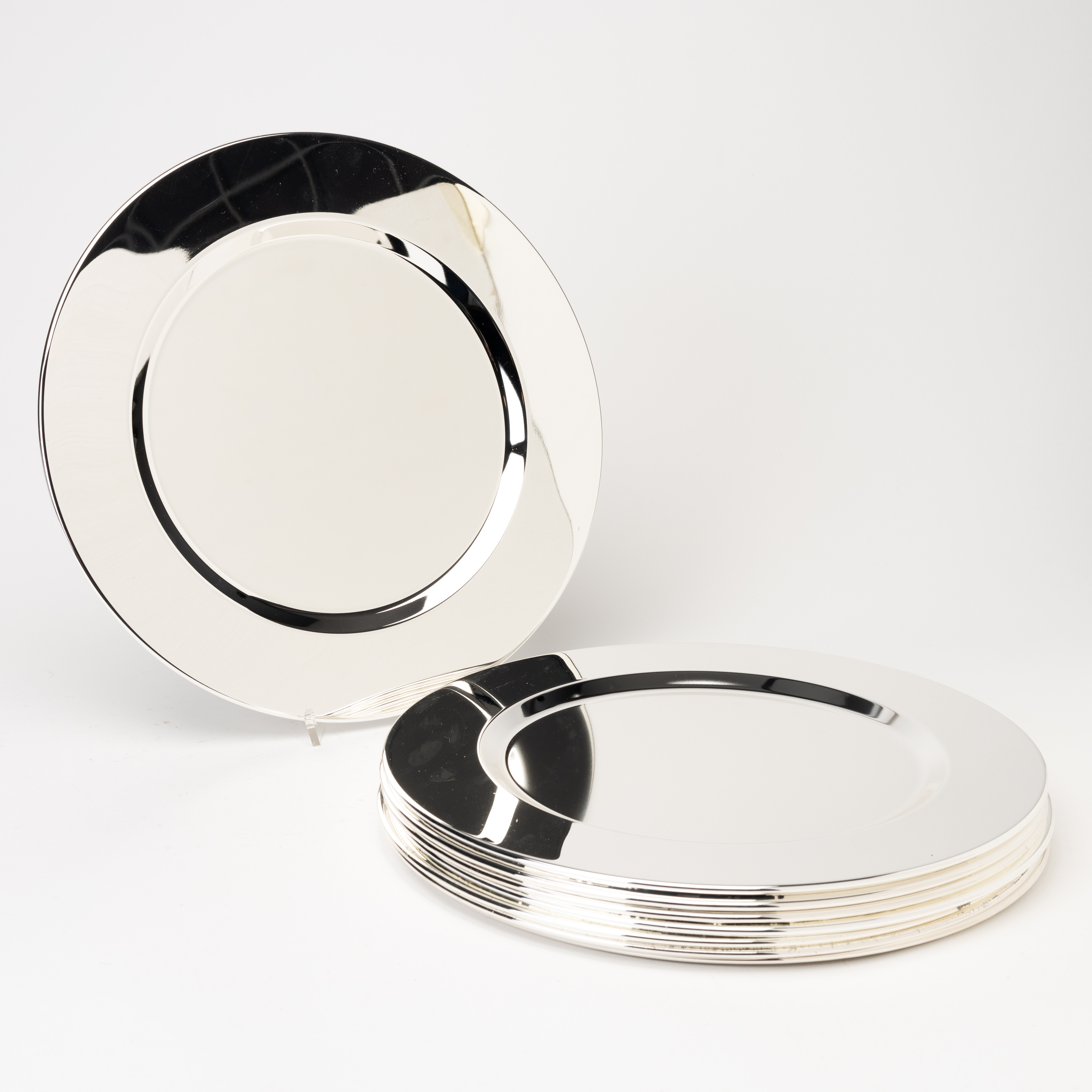 KUVERTTALLRIKAR, 8 st, silverpläterade, BMF, Tyskland, 1900-tal.