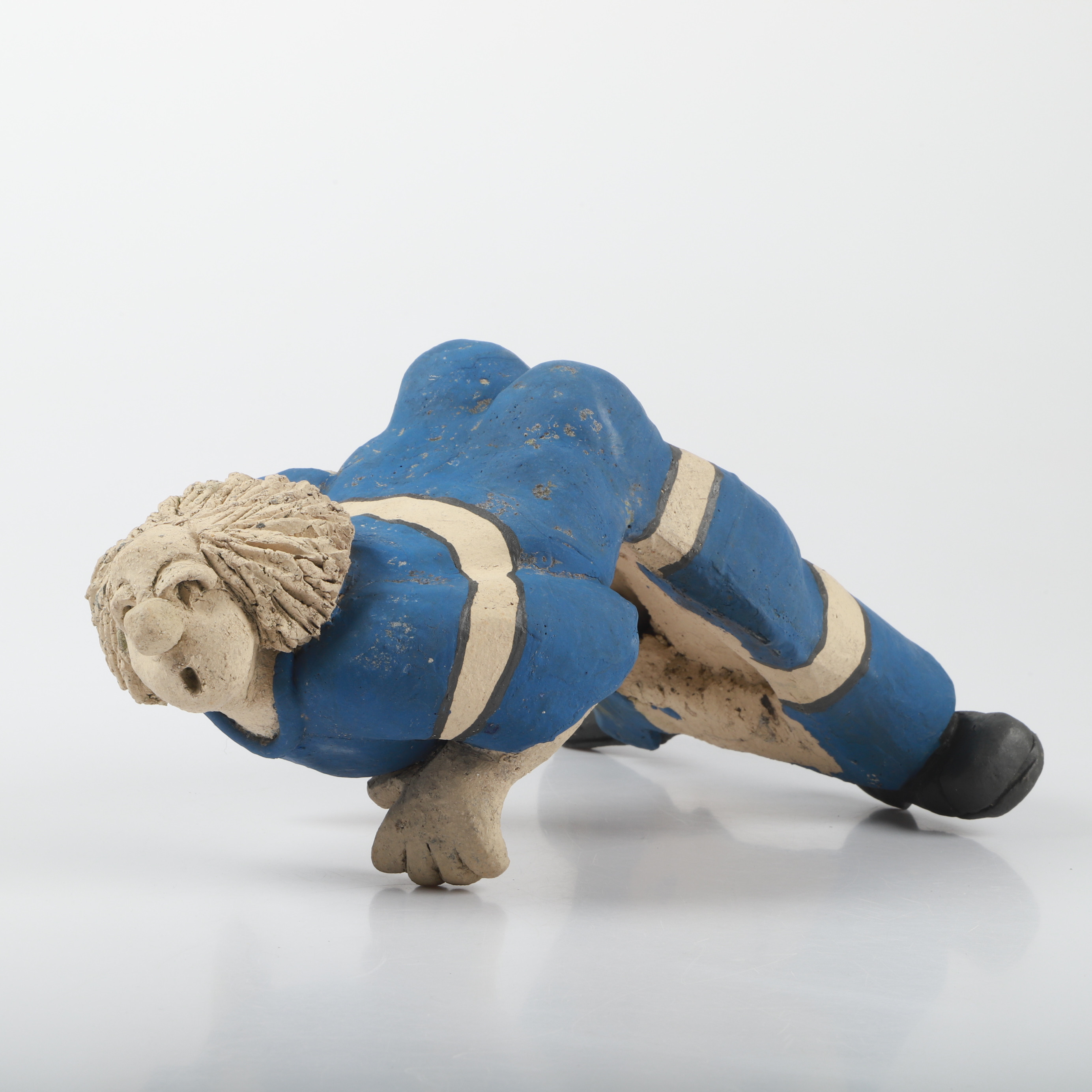 KLAS-GÖRAN KLAESSON. Figurin, clown, keramik, Höganäs.