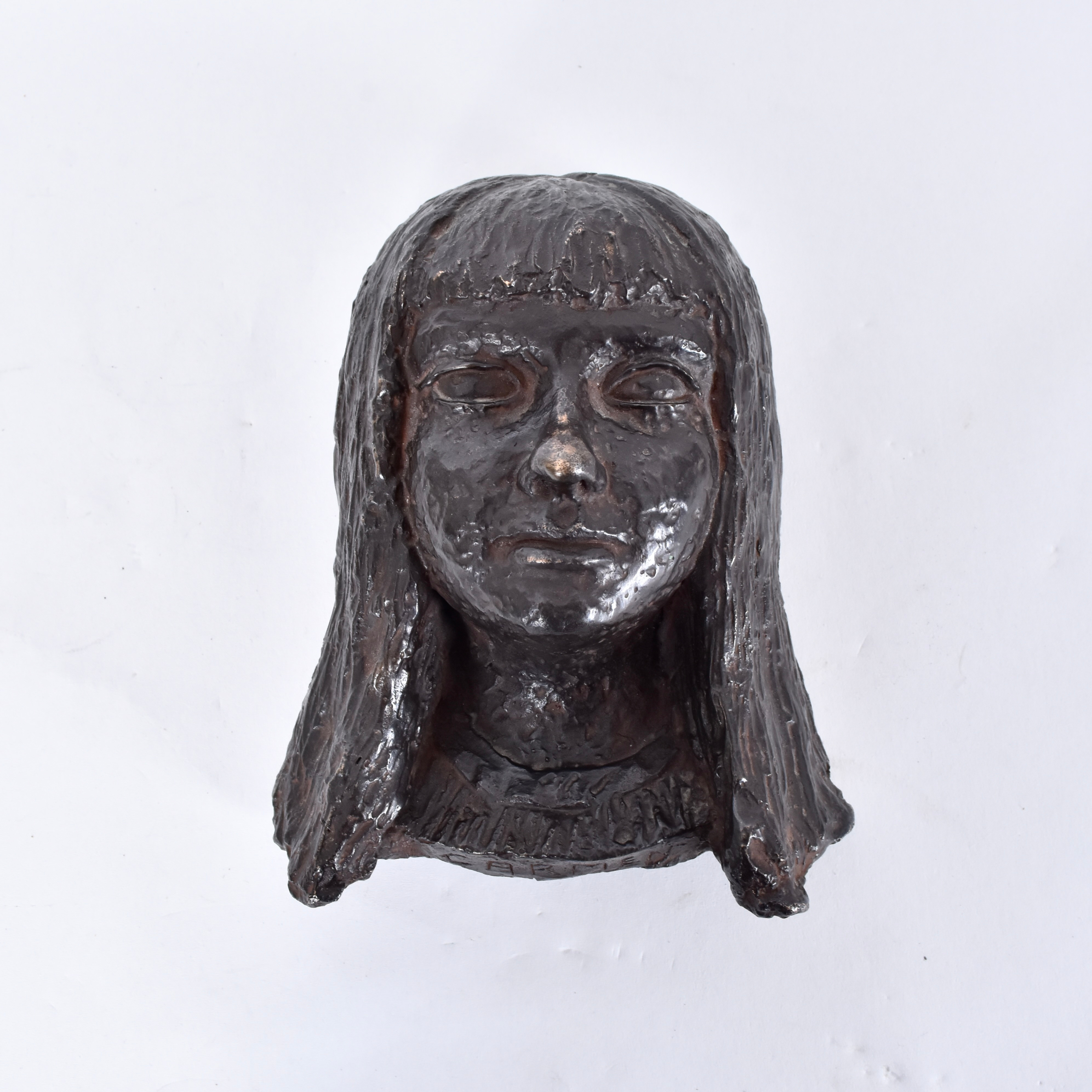 LENNART NYMAN. skulptur, patinerad brons, "Carmen".