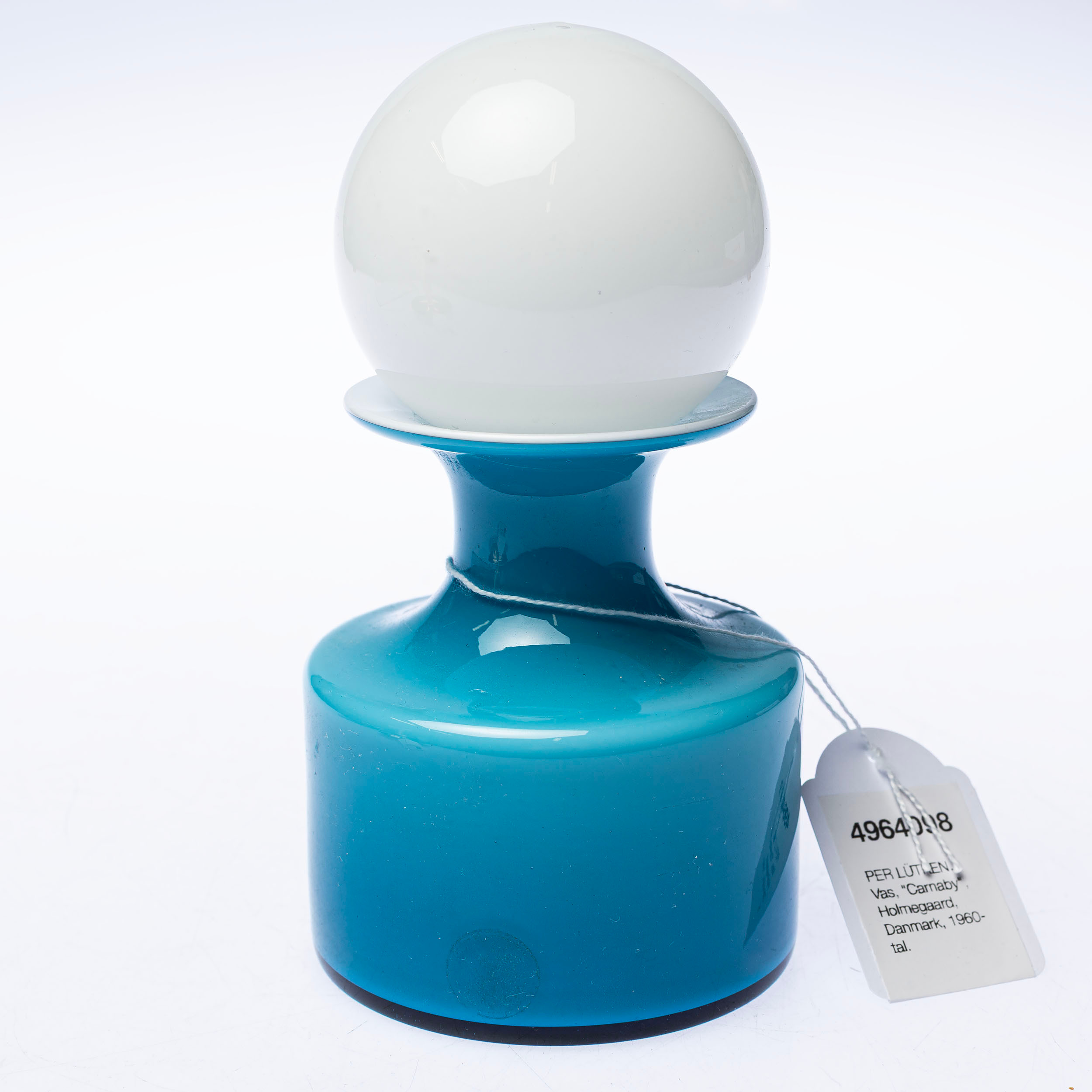 PER LÜTKEN. Vas, "Carnaby", Holmegaard, Danmark, 1960-tal.