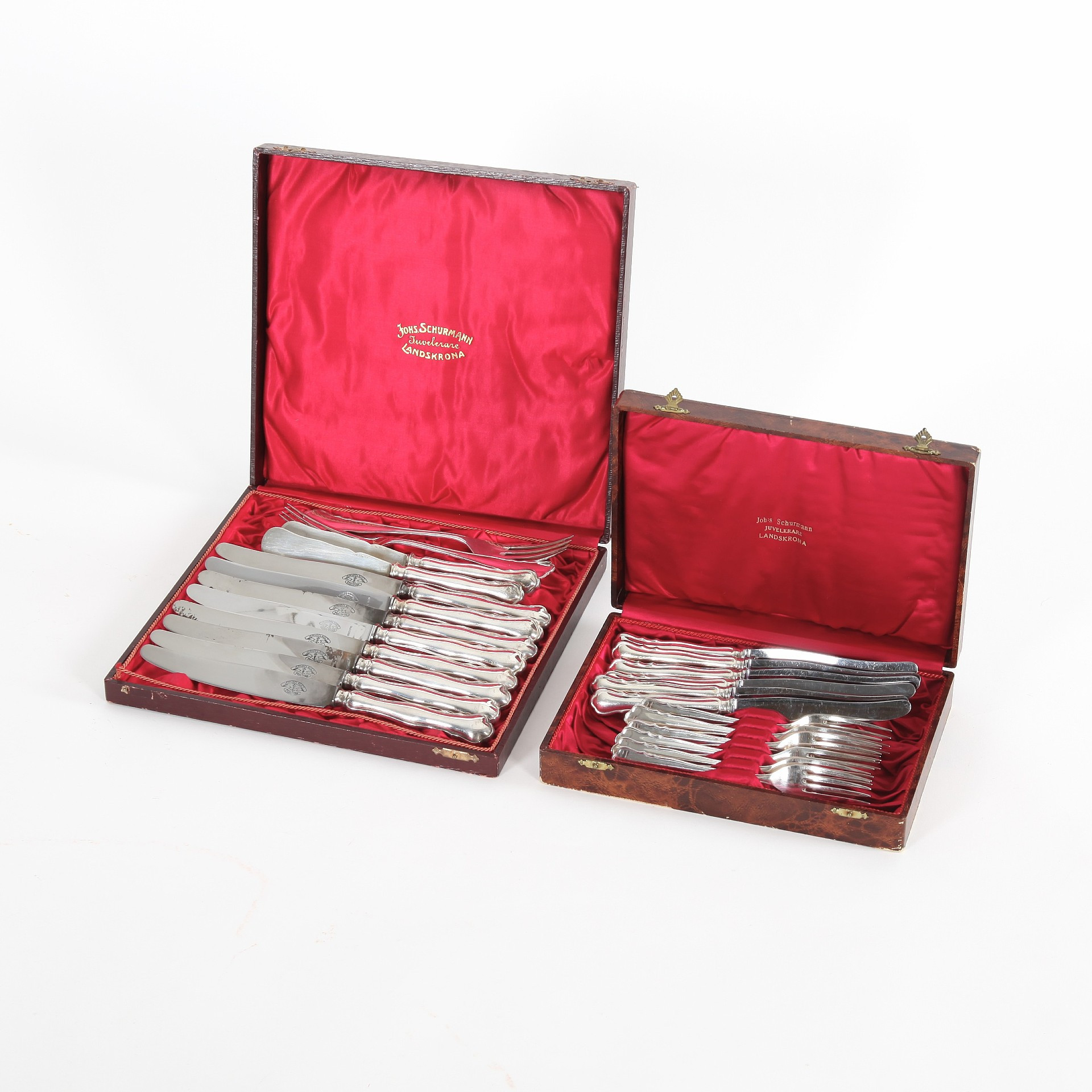 BESTICKSERVIS "Chippendale", 24 delar, silver, 1922-1940.