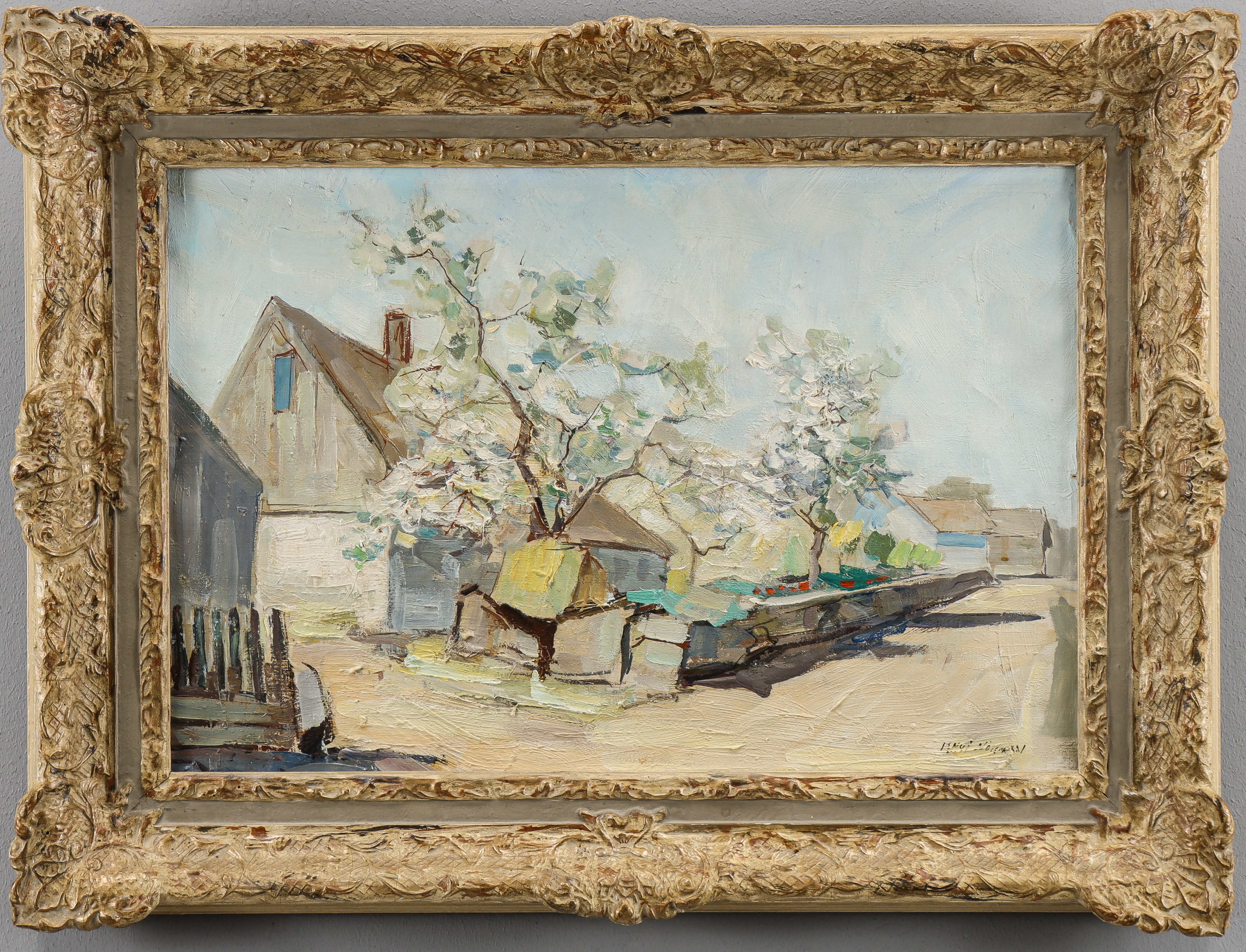 KNUT  NORMAN. Olja på duk, signerad.