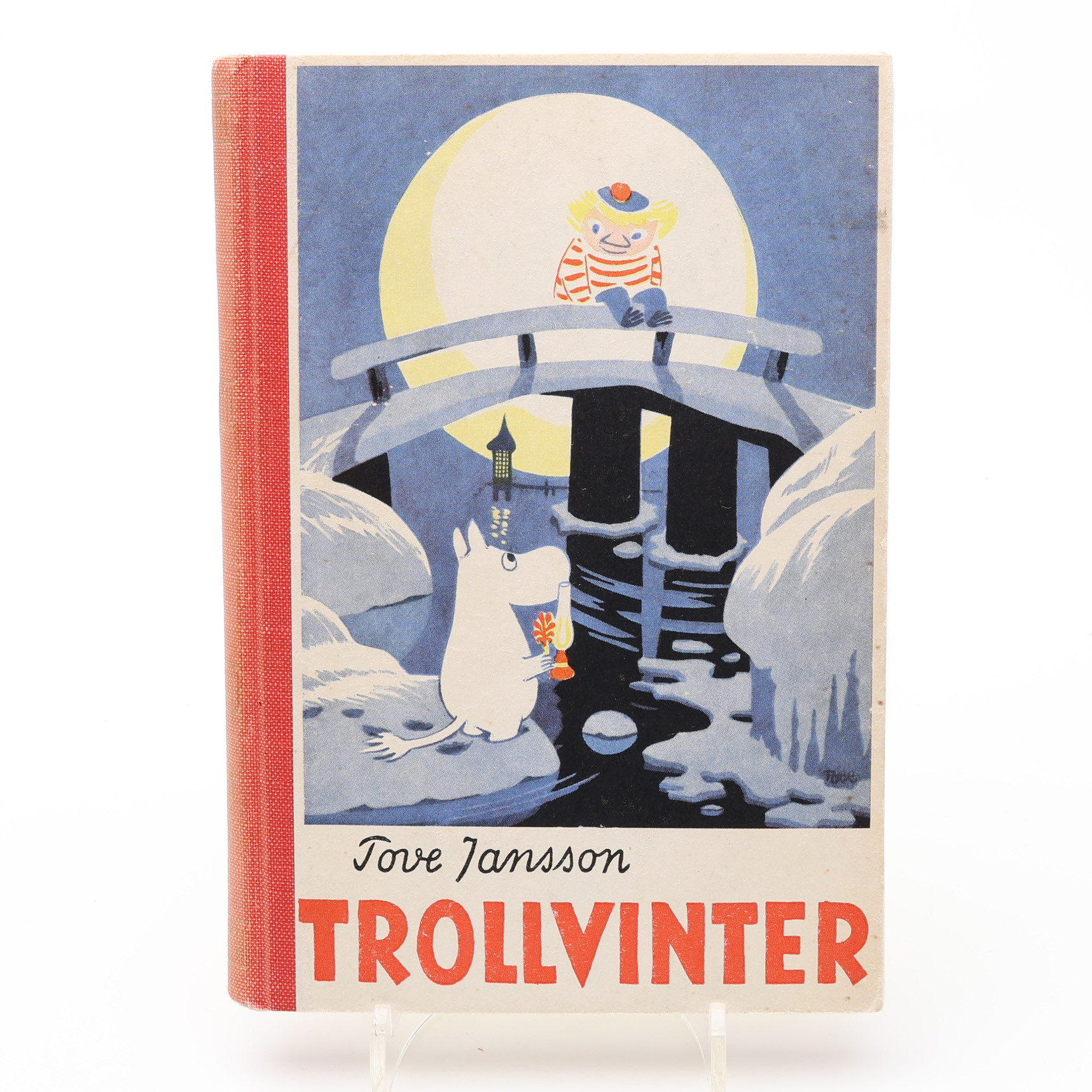 MUMINTROLLEN. FINT EXEMPLAR AV TOVE JANSSONS TROLLVINTER I ORIGINALUPPLAGAN FRÅN 1957.