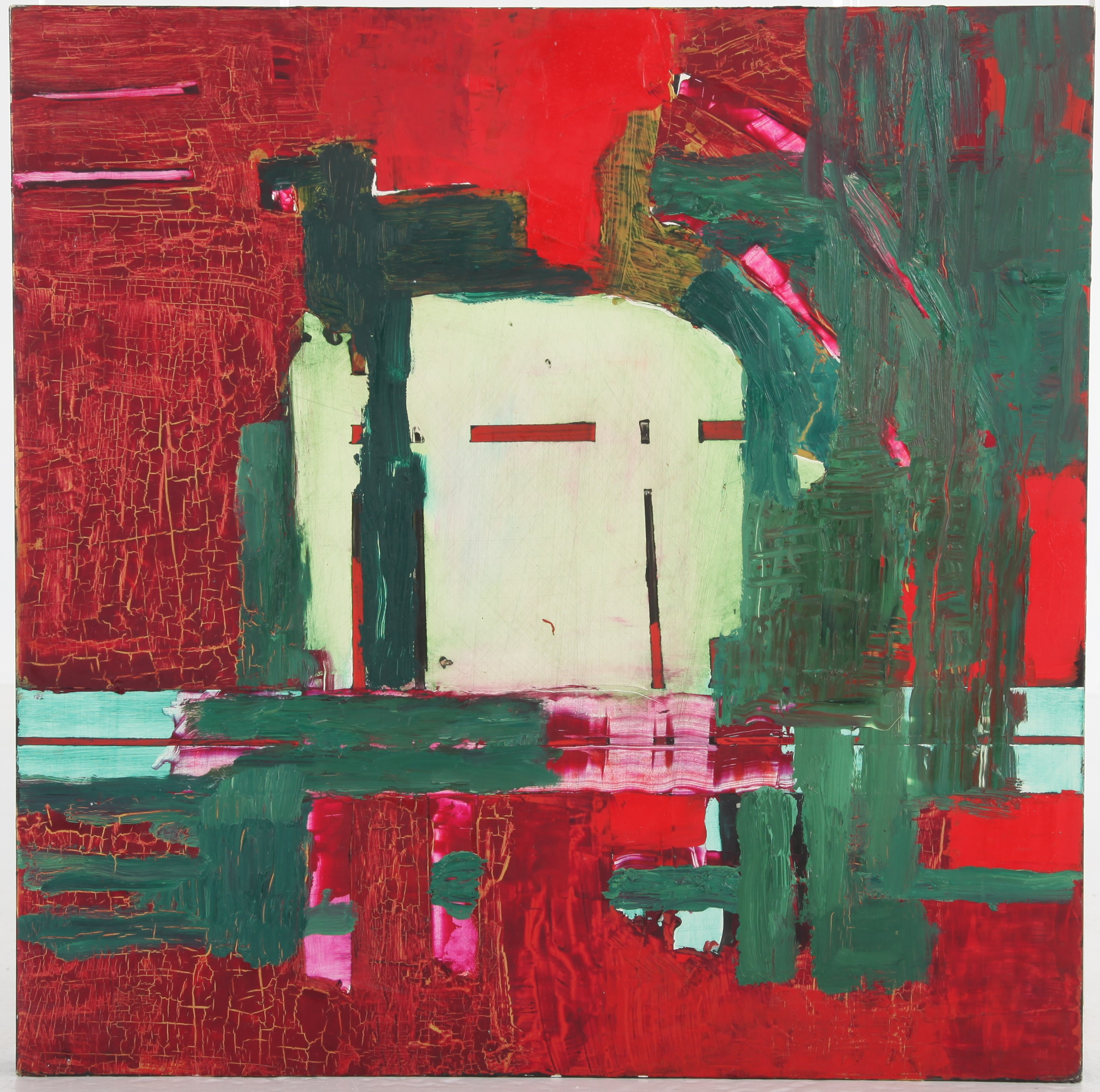 ARNE PERSSON. f 1948. Olja på pannå, signerad, 2007.