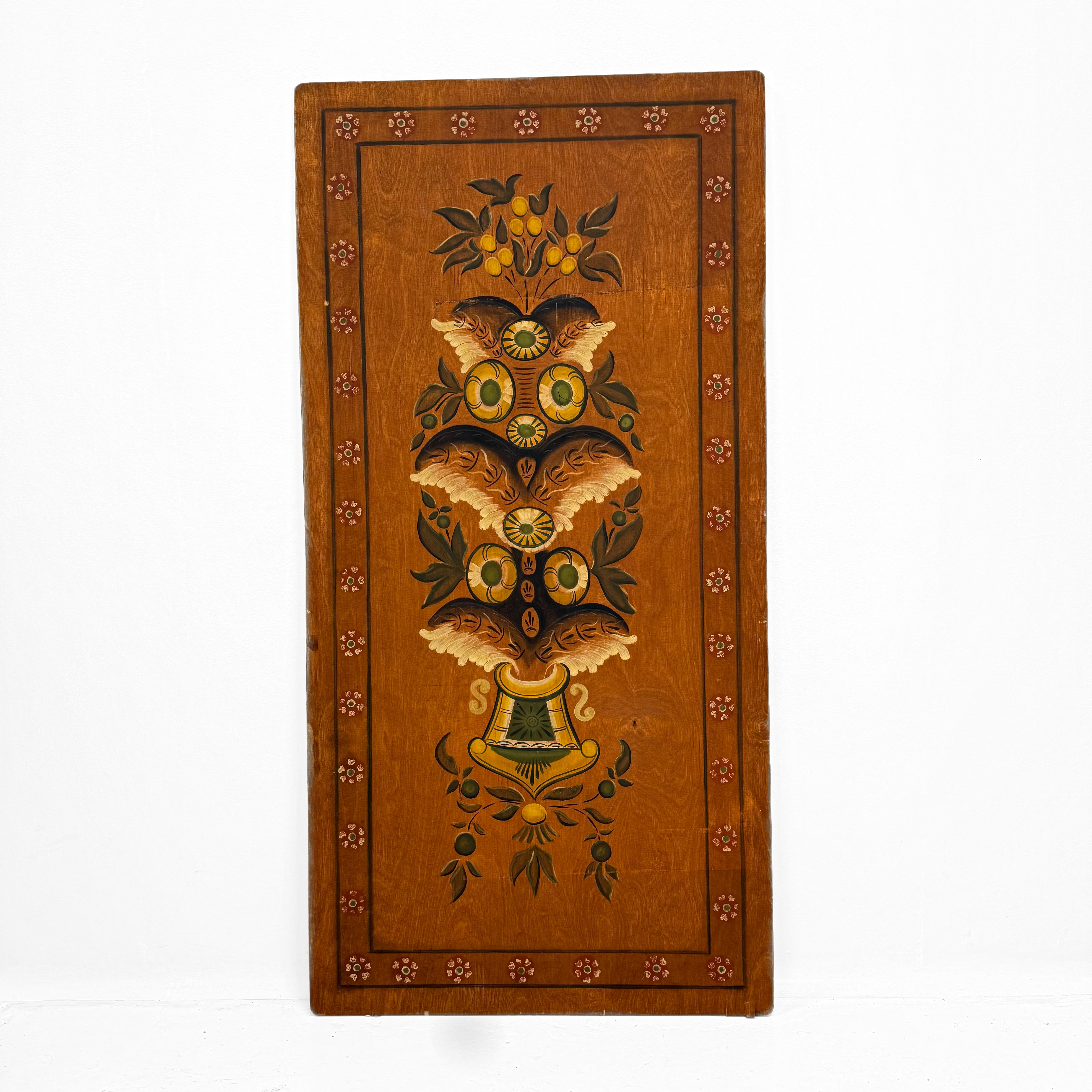 OKÄND KONSTNÄR. KURBITS - På trätavla.