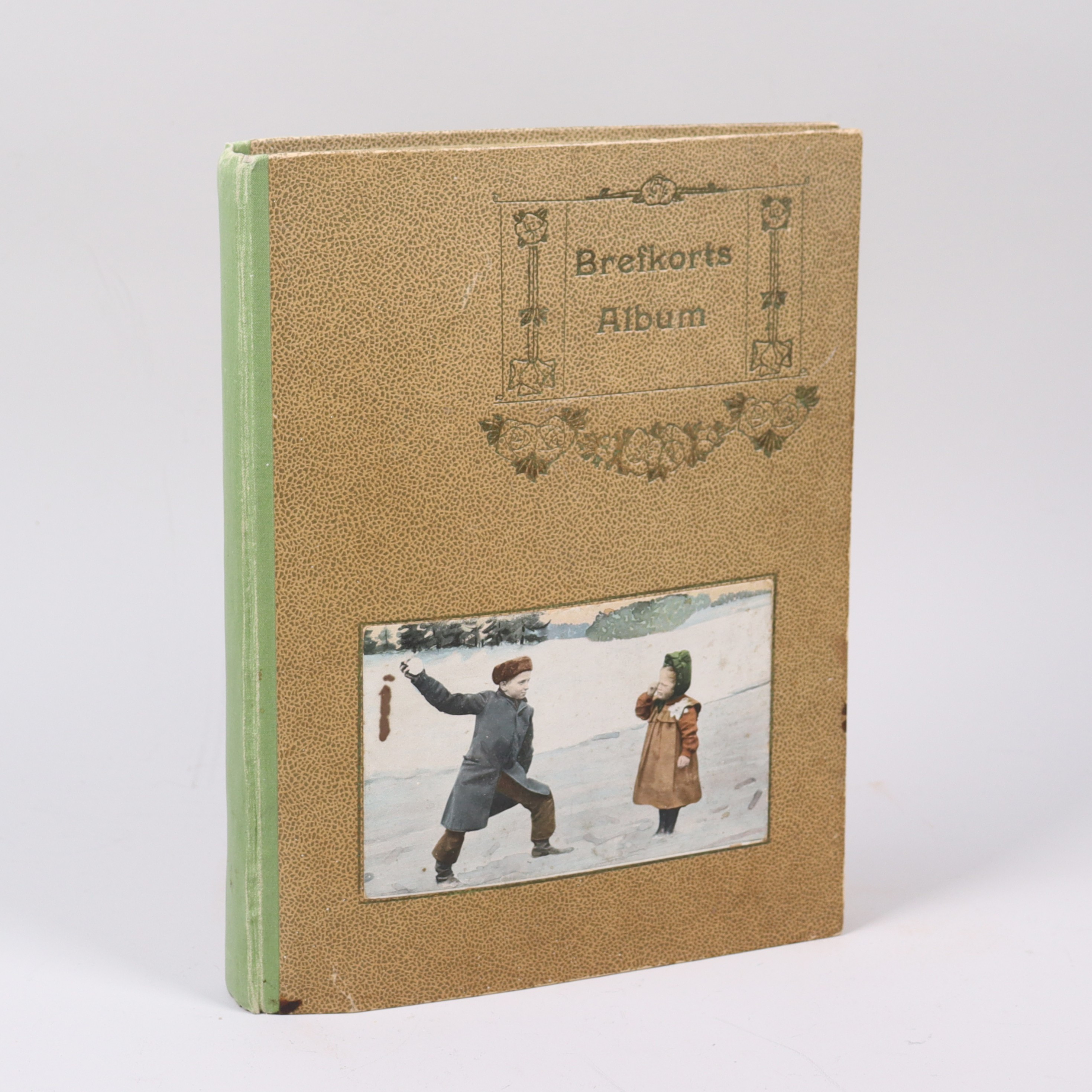 BREFKORTS ALBUM, diverse brefkort/vykort, Jenny Nyström mm.