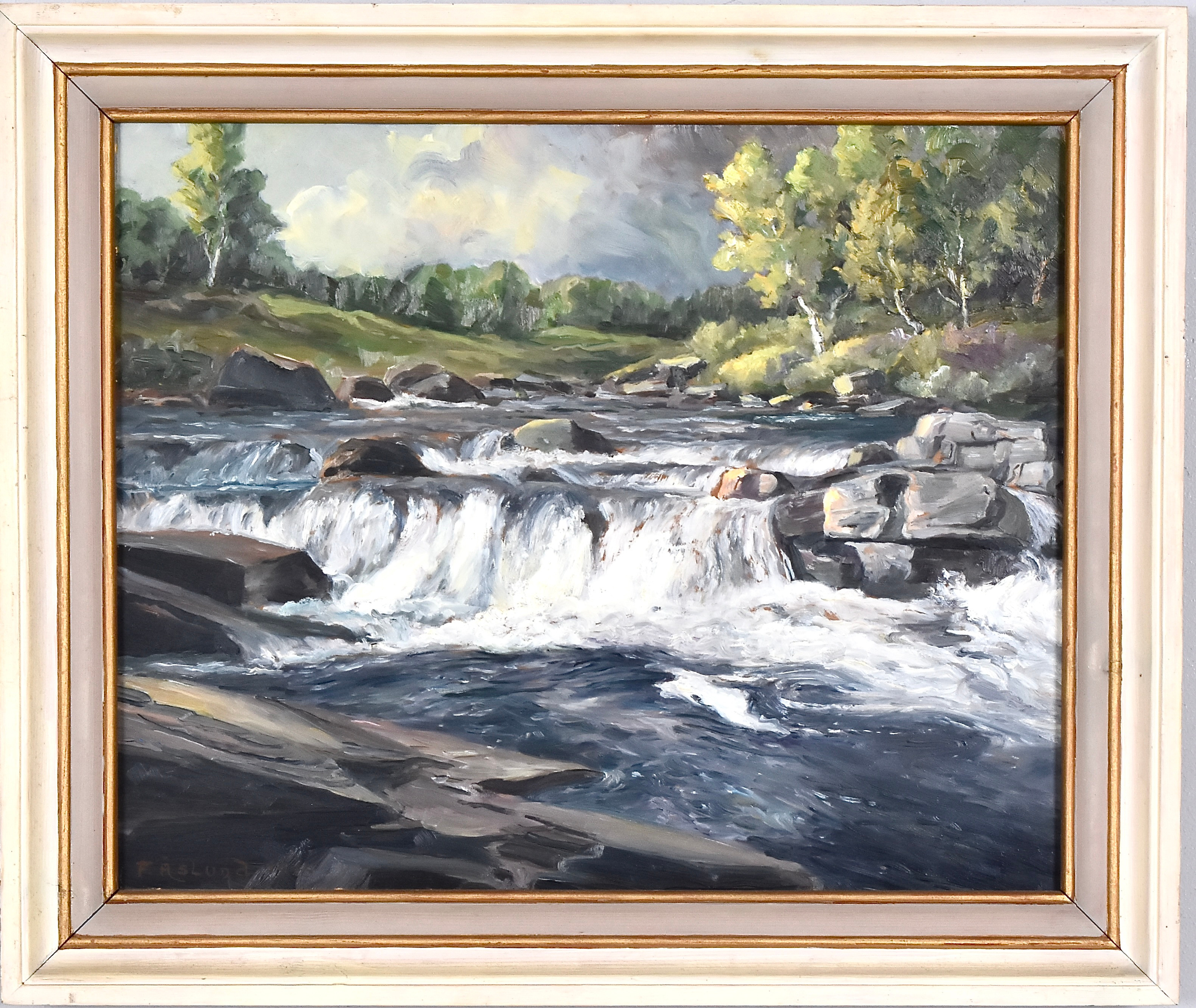 OIDENTIFIERAD KONSTNÄR. Olja på pannå.