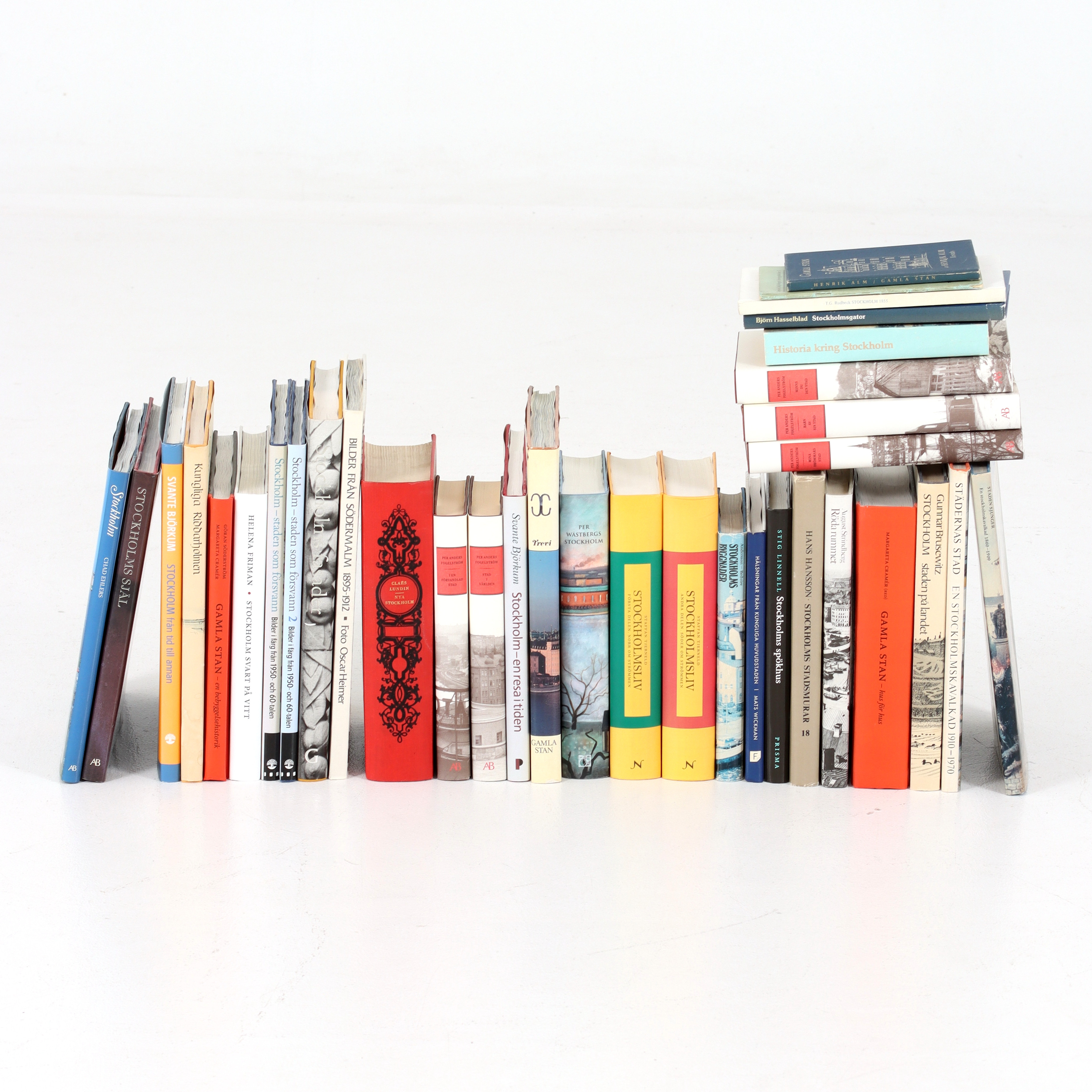 BÖCKER om STOCKHOLM, 32 st, 1900-talets senare del.