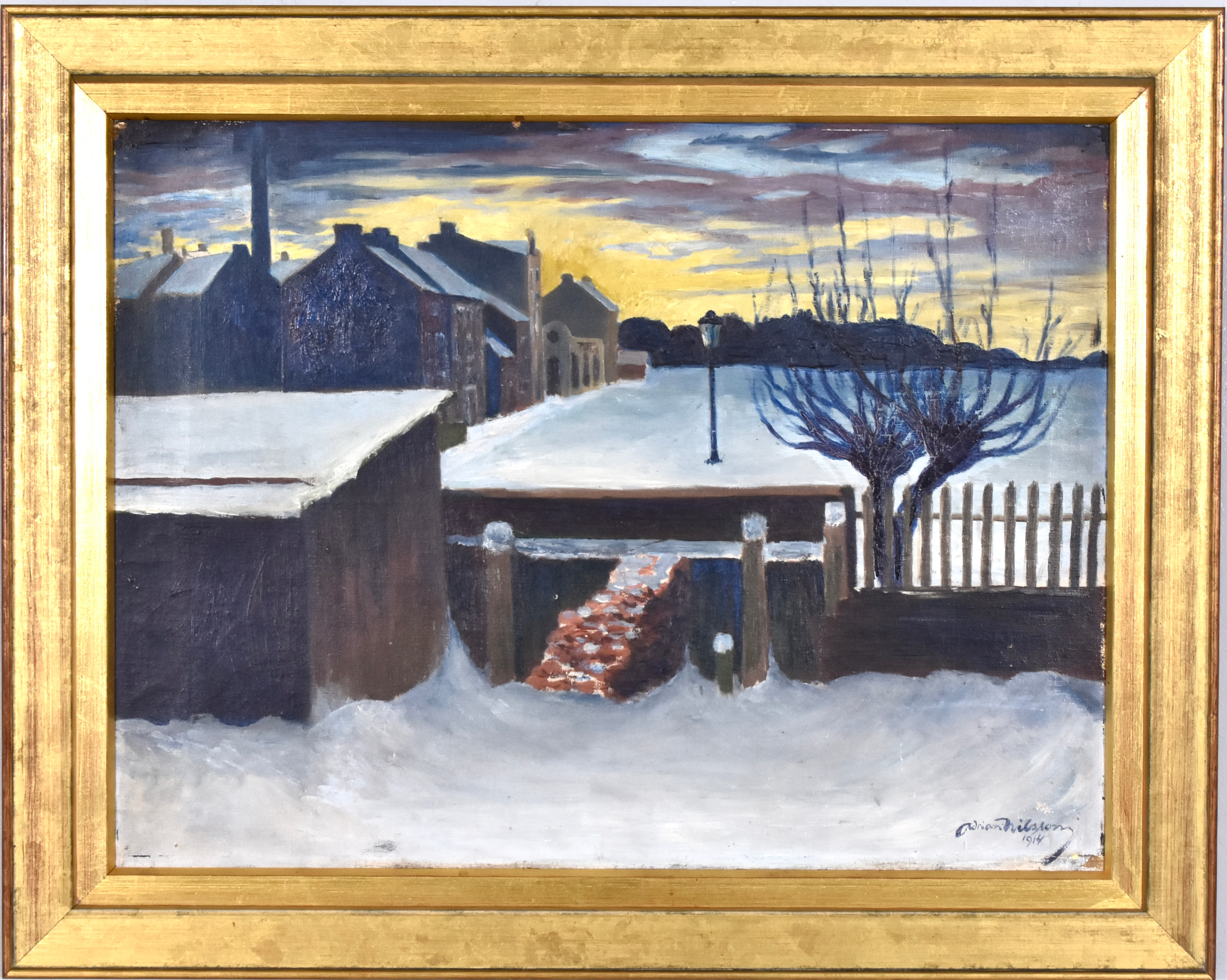 ADRIAN NILSSON. Olja på duk.