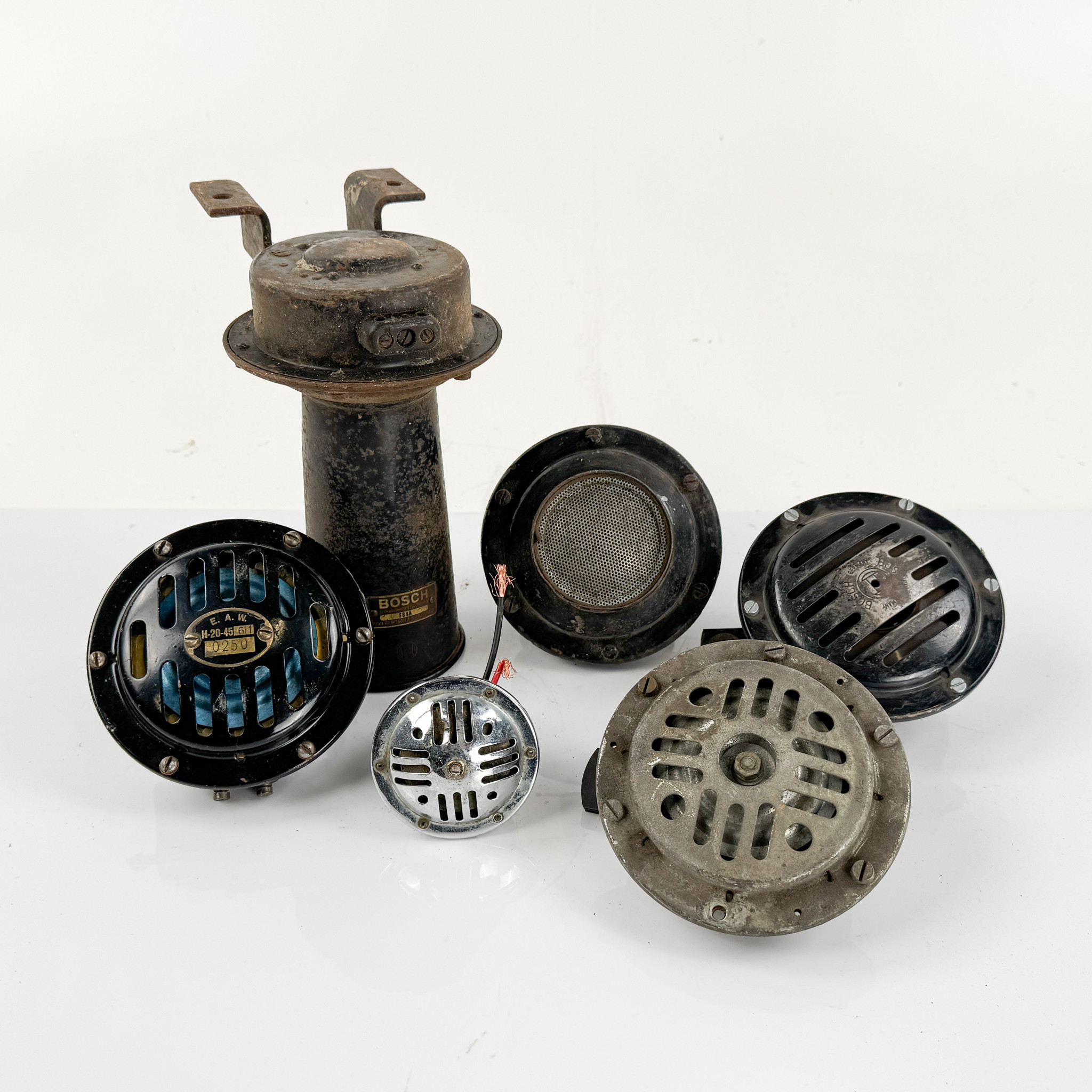 SIGNALHORN, 6 delar, bla Bosch, E.A.W, Tyskland.