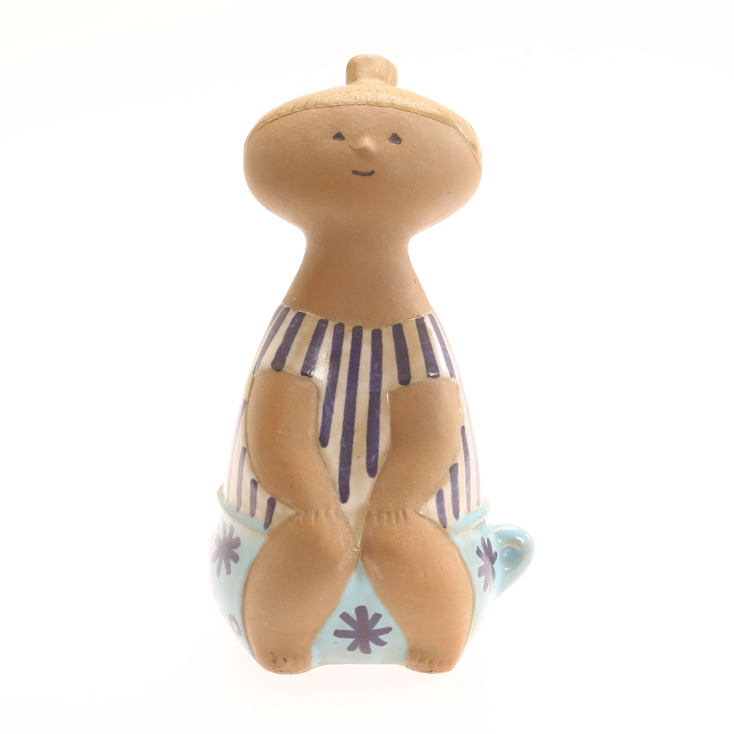 LISA LARSON. Figurin, stengods, "Lotta", Gustavsberg.