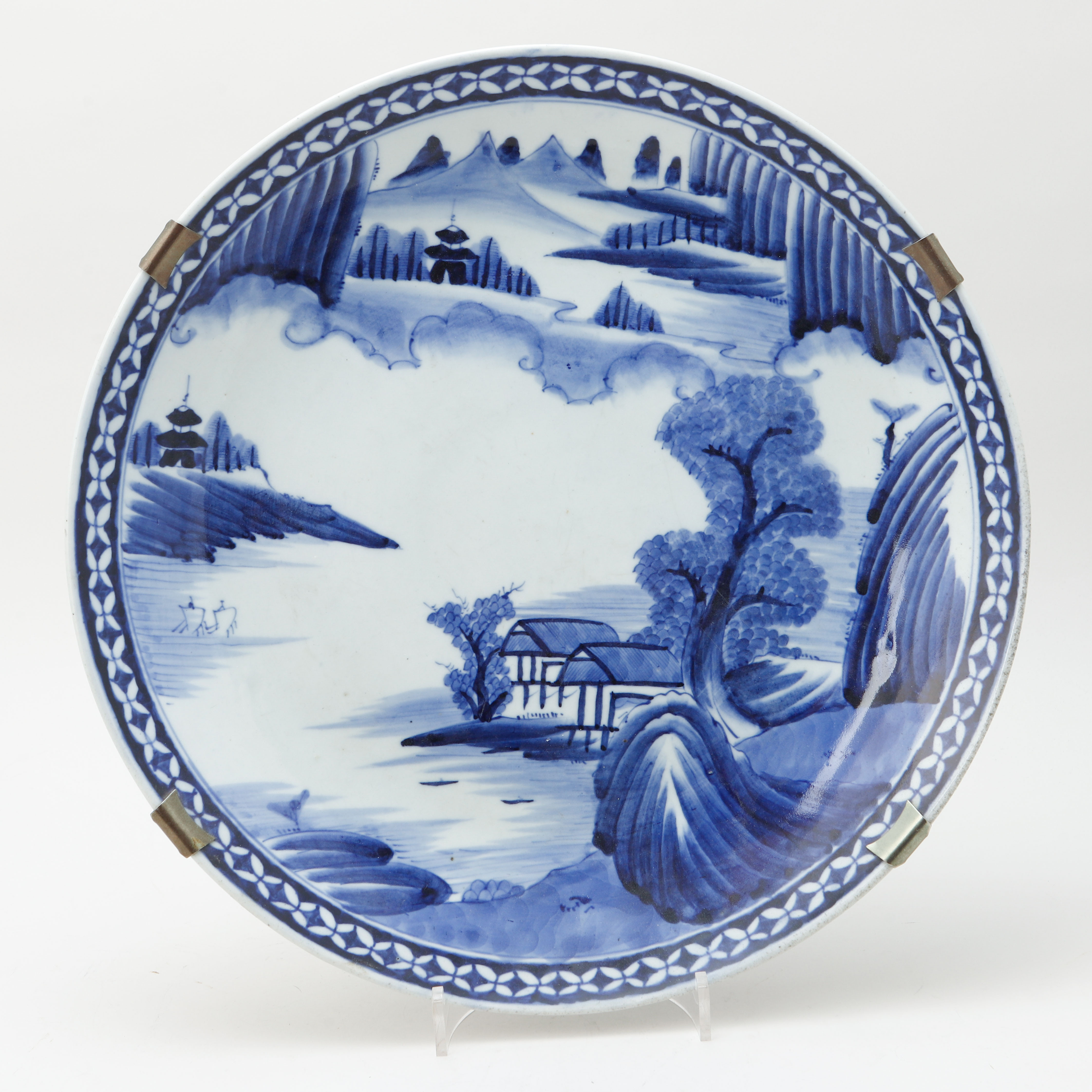 PRAKTFAT, 2 stycken, porslin, Japan, 1800/1900-tal.