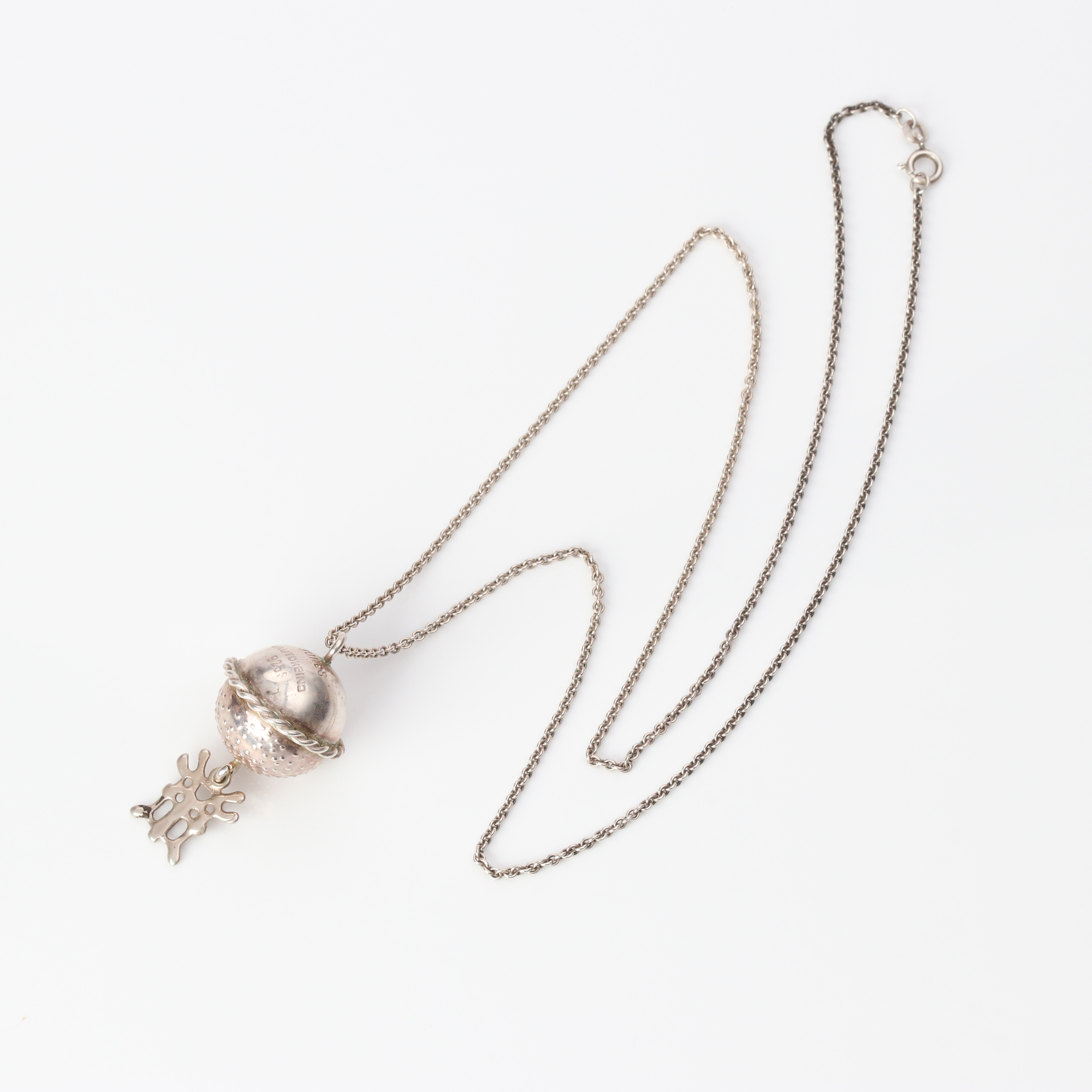 FRANK JUHLS, HÄNGE. Sterlingsilver, Kautokeino, Norge.