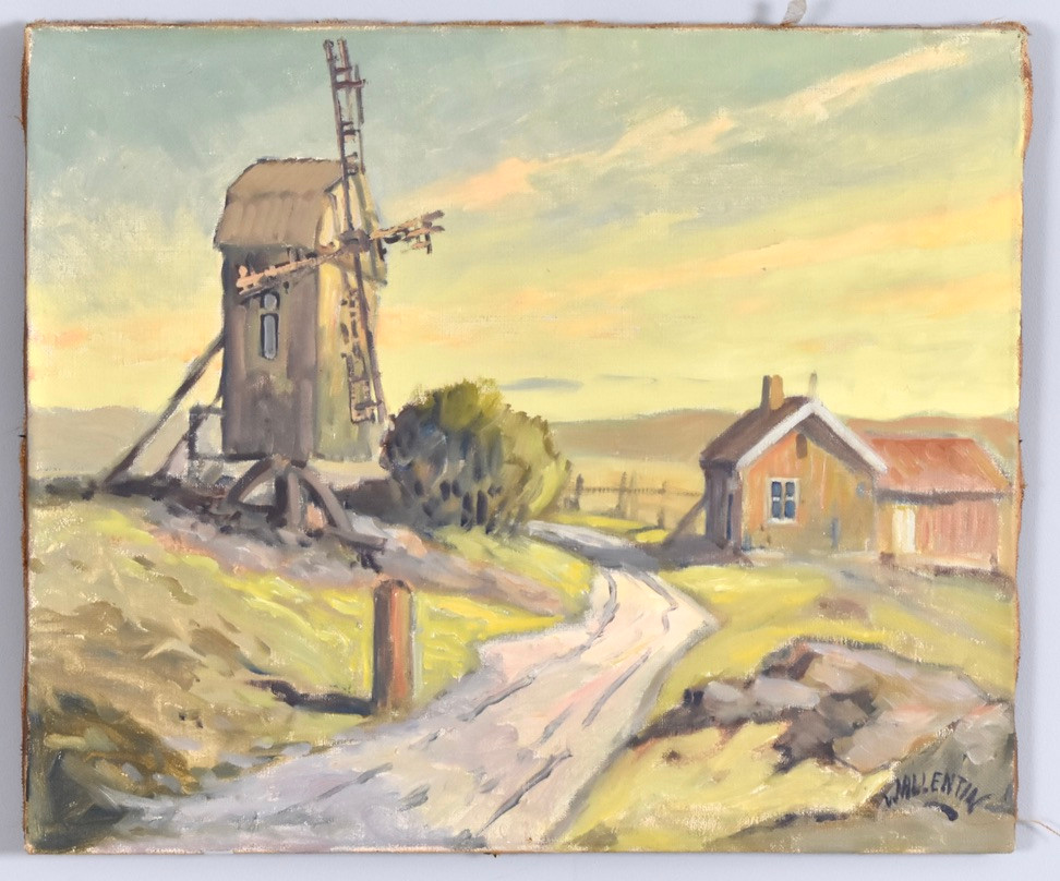 GUNNAR WALLENTIN (SVERIGE, 1905-1997). Olja på duk.