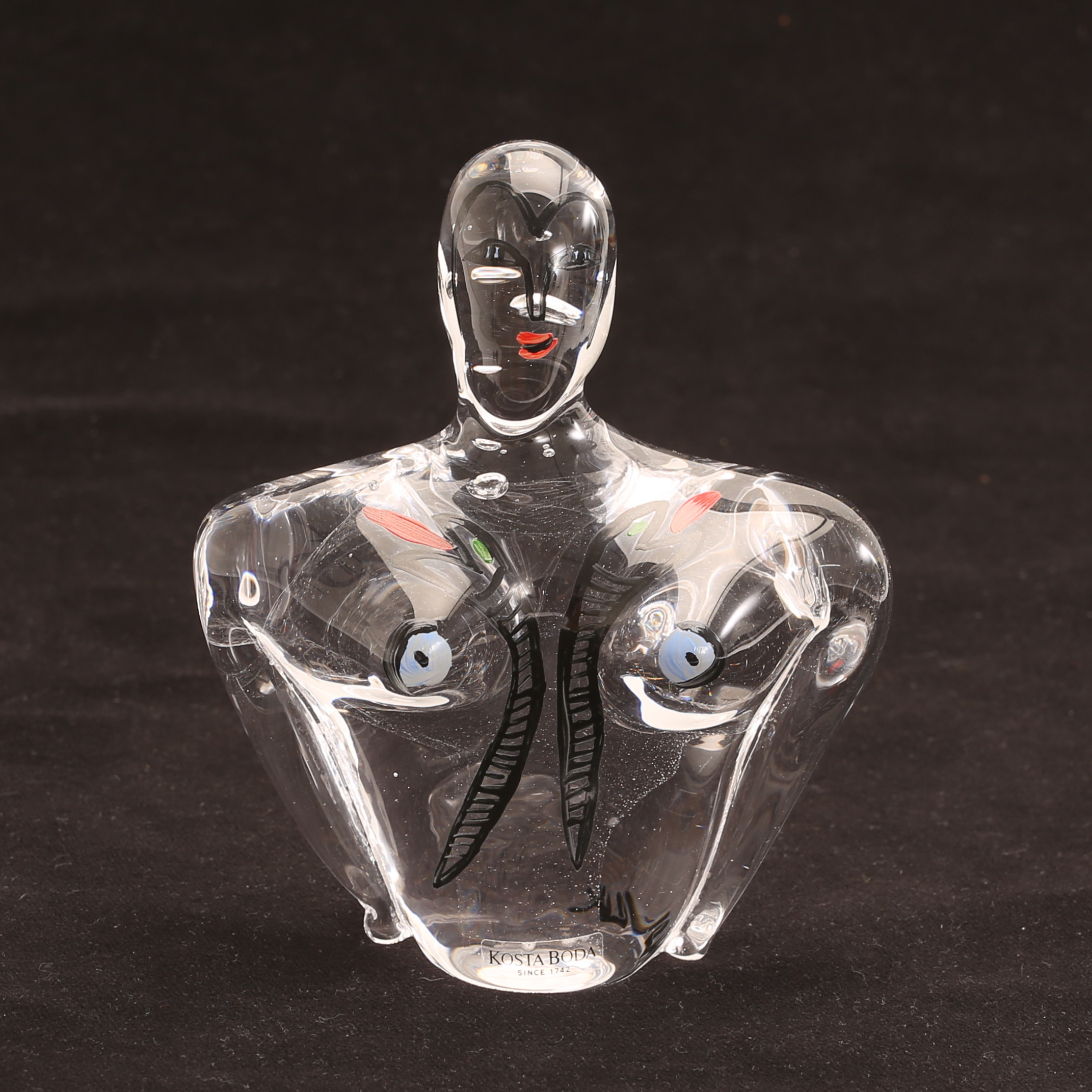 ULRICA HYDMAN-VALLIEN. Skulptur, glas, Kosta Boda.